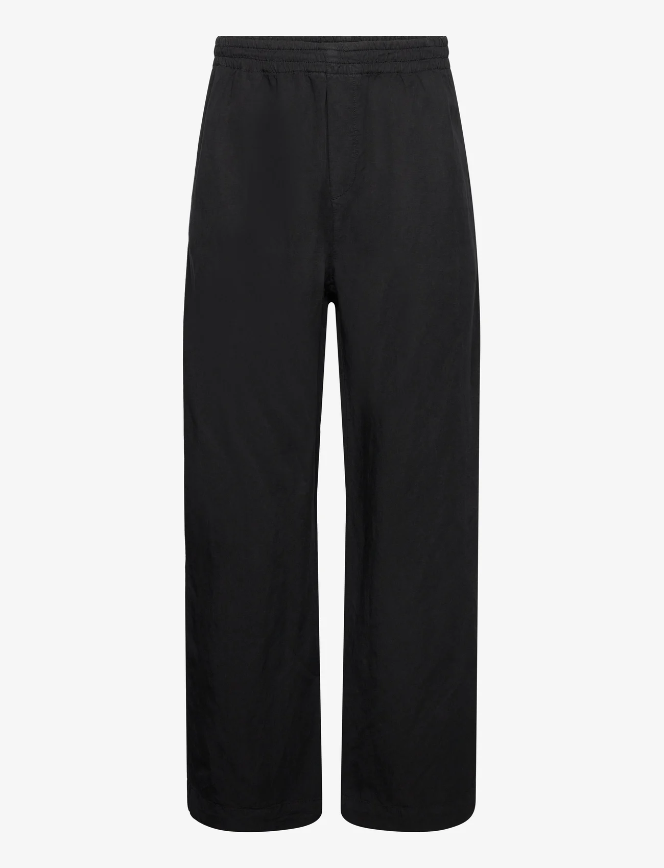Hope - Wind Elastic Trousers Black - casual trousers - black - 0