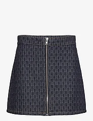 Hope - Brick Skirt Textured Indigo - korte rokken - textured indigo - 0