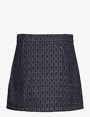 Hope - Brick Skirt Textured Indigo - short skirts - textured indigo - 1