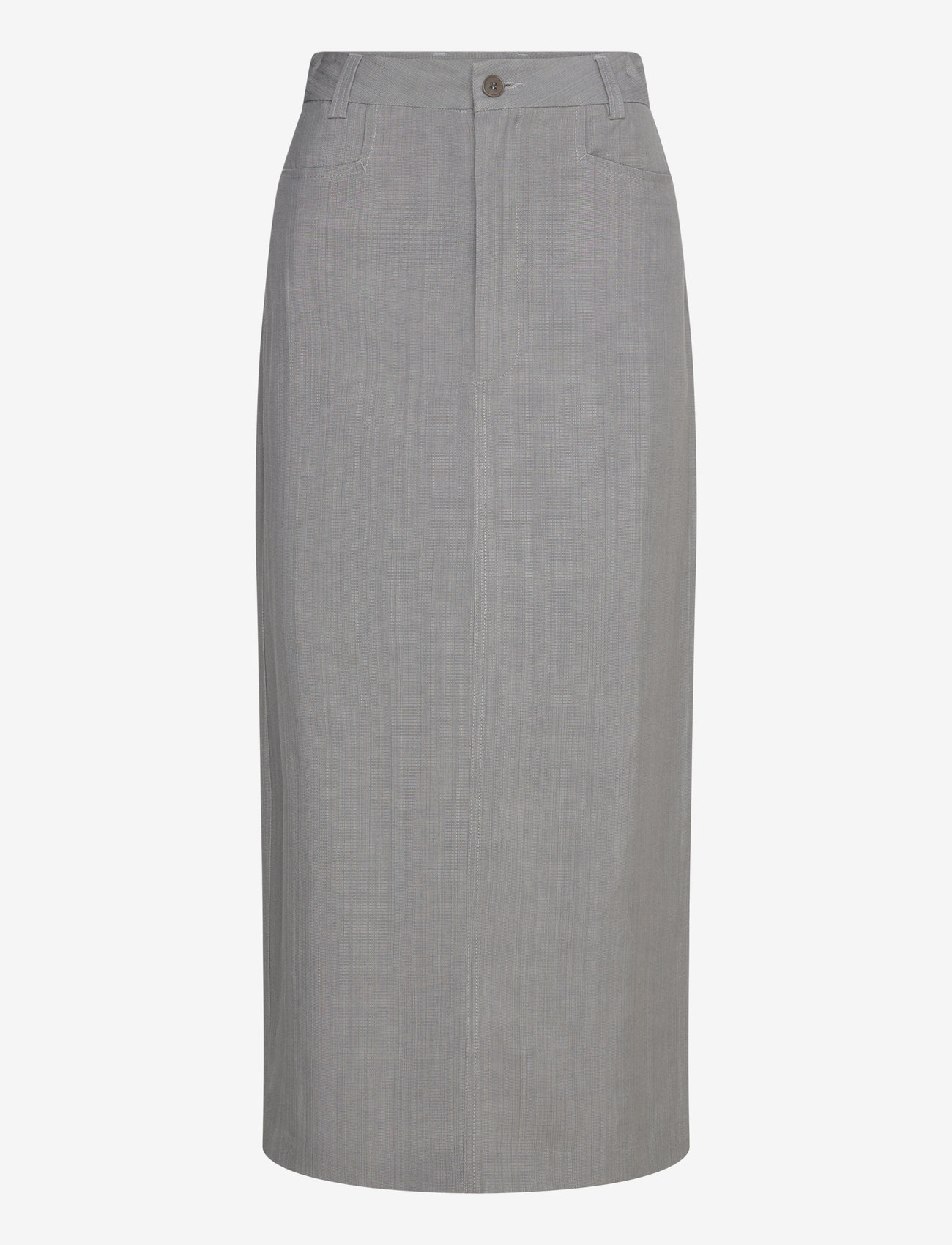Hope - Longy Skirt Blue Grey - midi nederdele - blue grey - 1