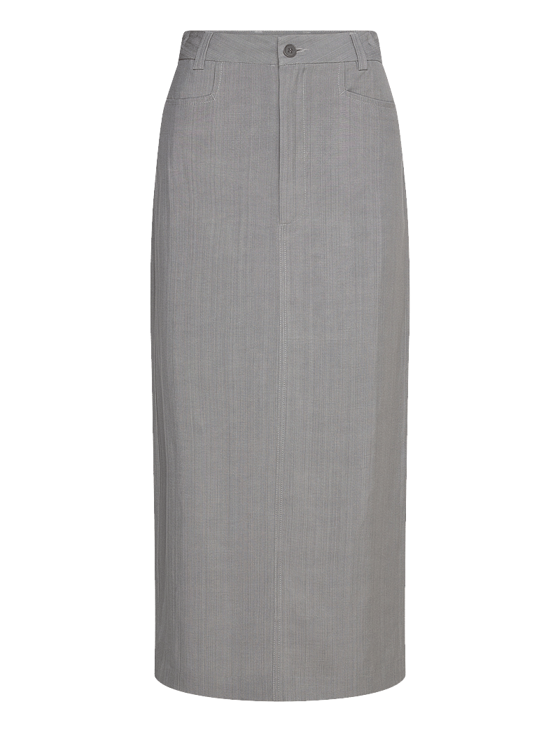 Hope - Longy Skirt Blue Grey - midi nederdele - blue grey - 1