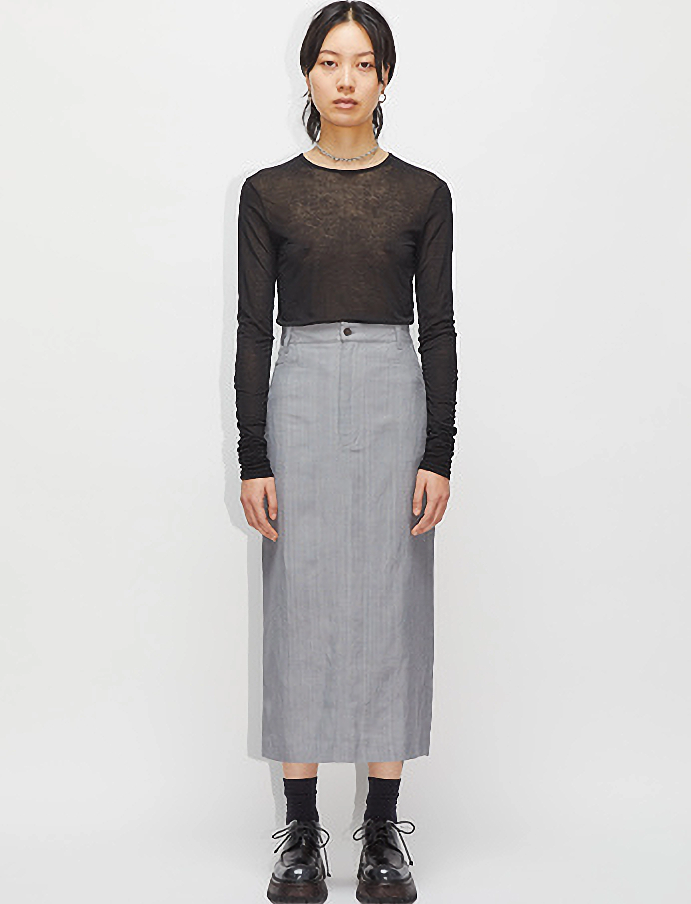 Hope - Longy Skirt Blue Grey - midihameet - blue grey - 4