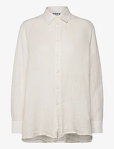 Elma Edit Clean Shirt Off White Linen, Hope