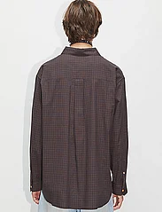 Hope - Spread Shirt Brown Check - casual skjortor - brown check - 3