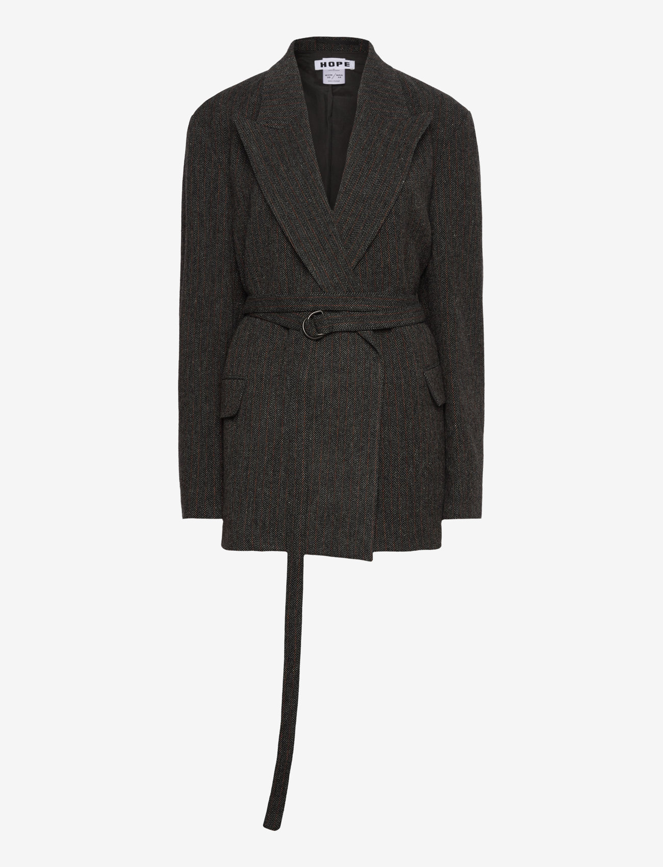 Hope - STRAVA BLAZER - grey herringbone - 1