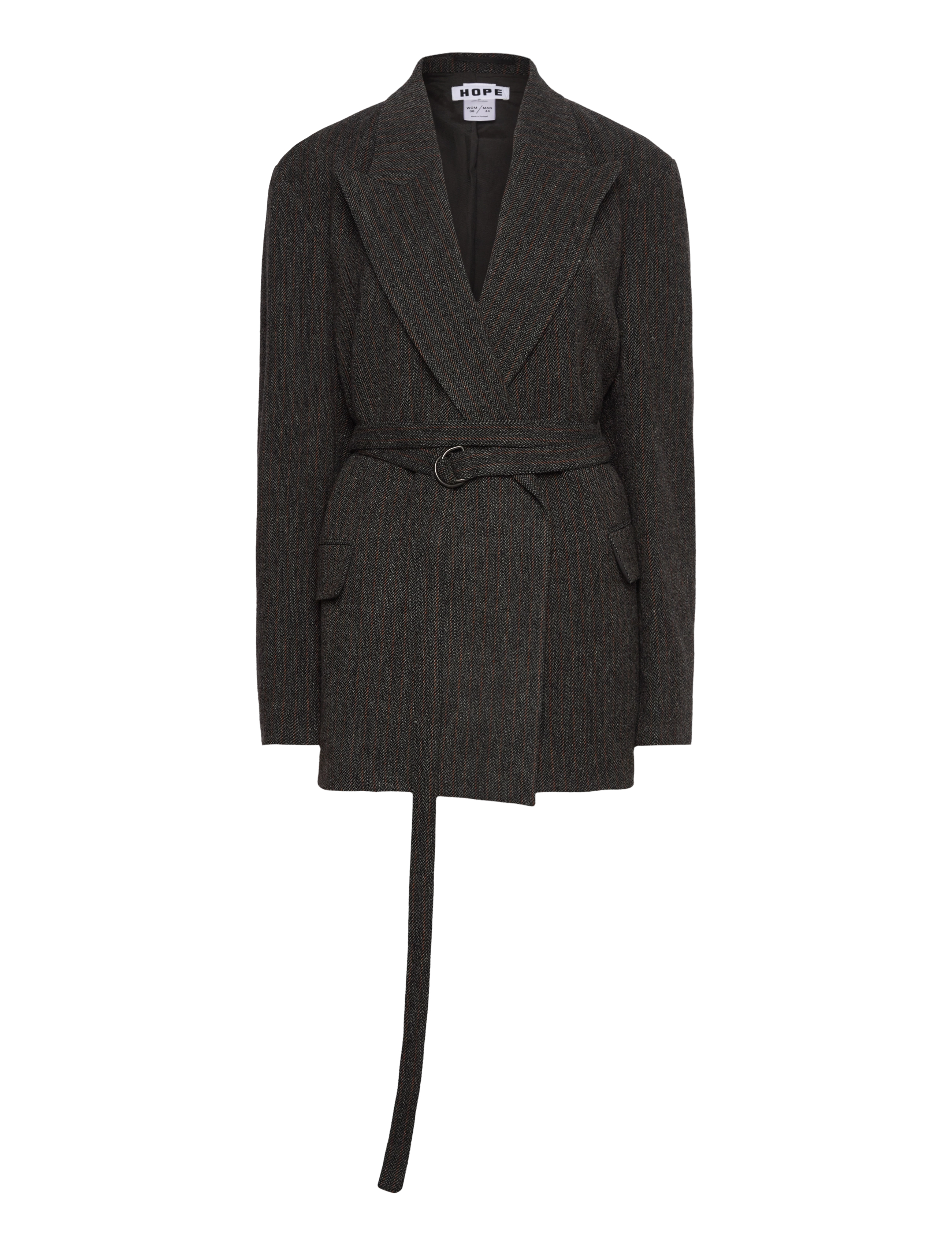 GREY HERRINGBONE
