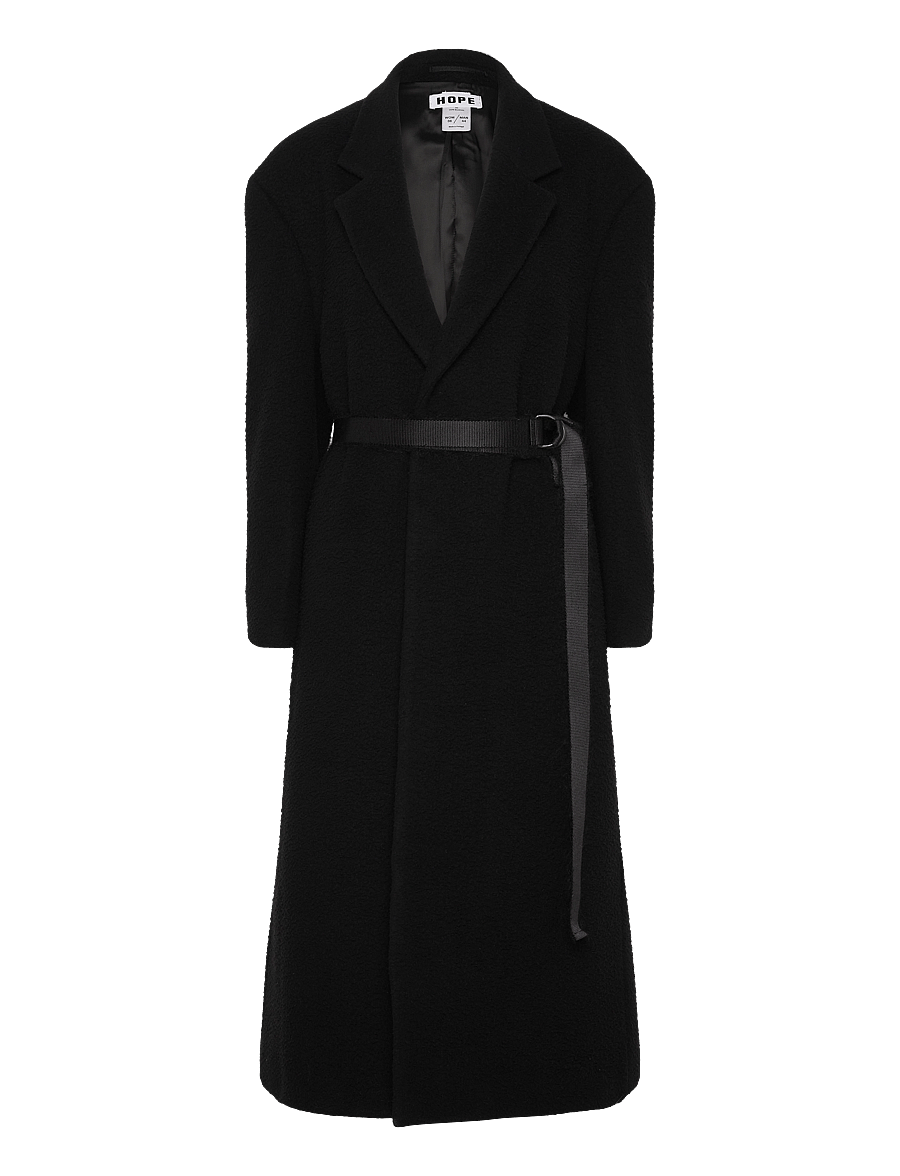 Hope - ABOLISH COAT - mäntel - black casentino crush - 1