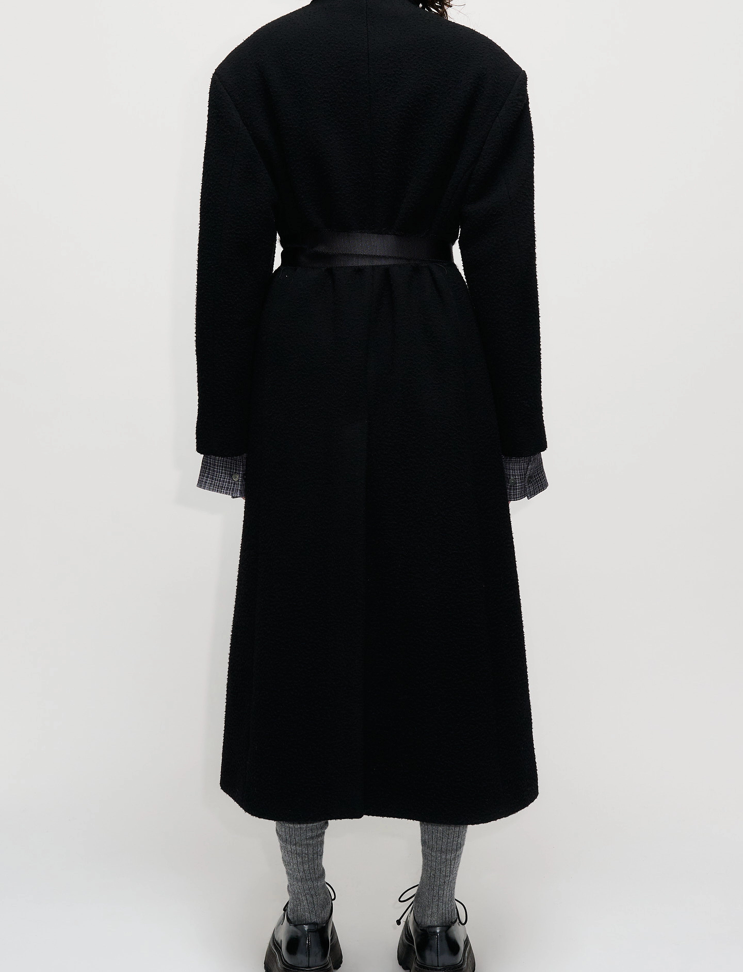 Hope - ABOLISH COAT - wollmäntel - black casentino crush - 5