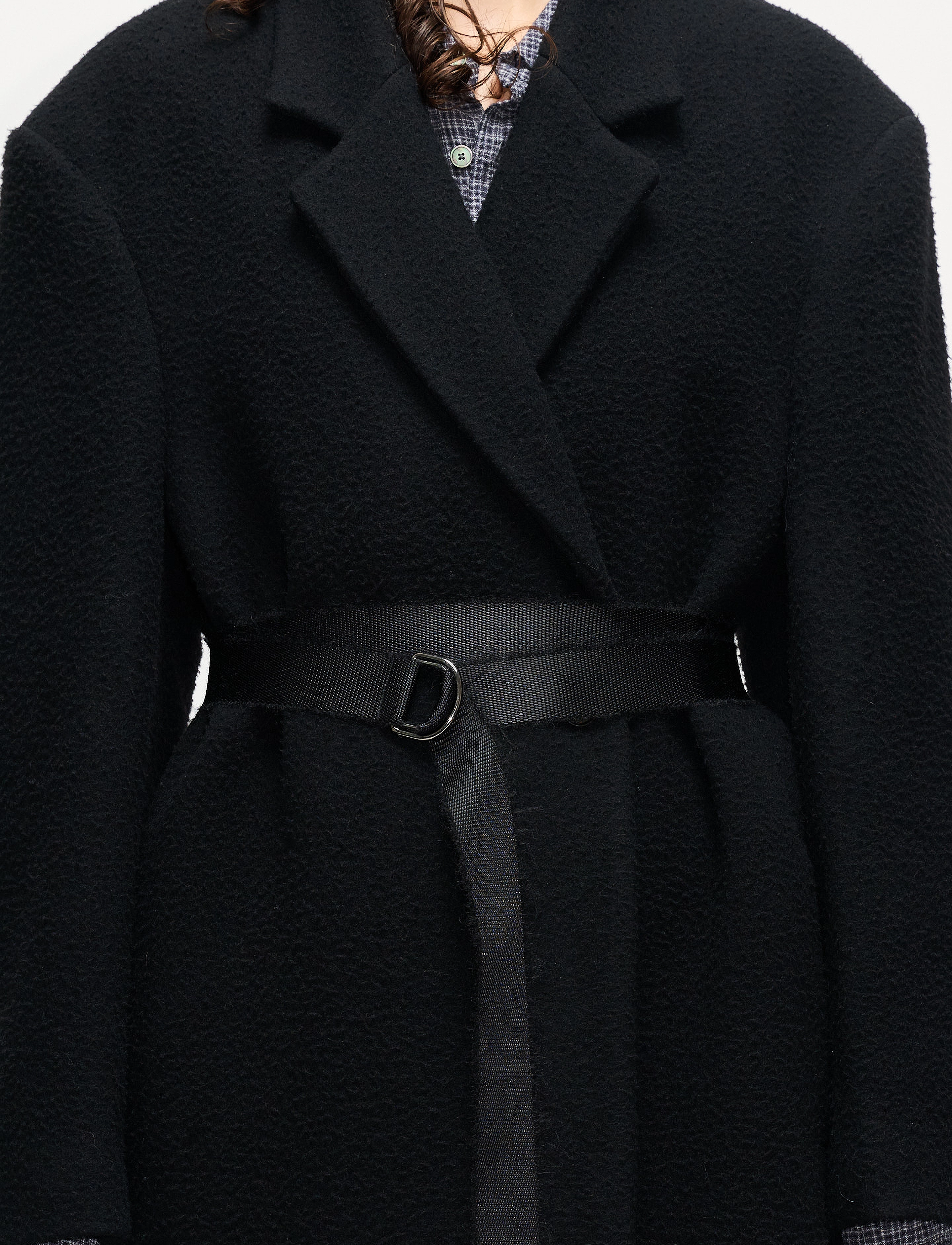 Hope - ABOLISH COAT - wollmäntel - black casentino crush - 4
