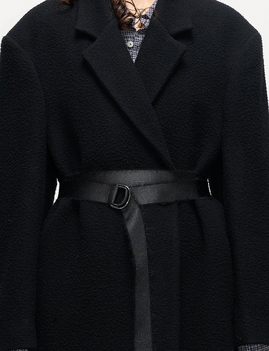 Hope - ABOLISH COAT - mäntel - black casentino crush - 4