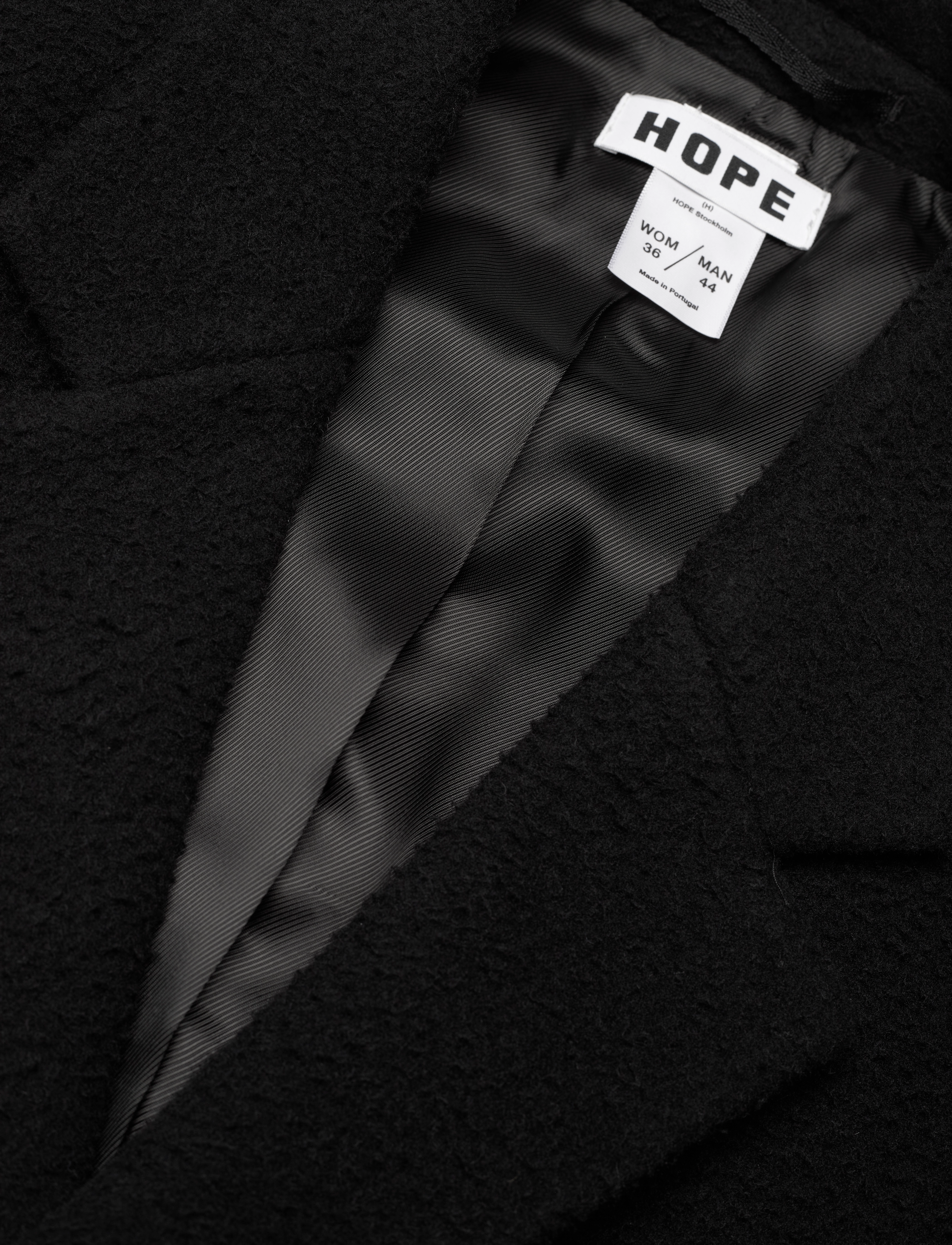 Hope - ABOLISH COAT - mantlid - black casentino crush - 5