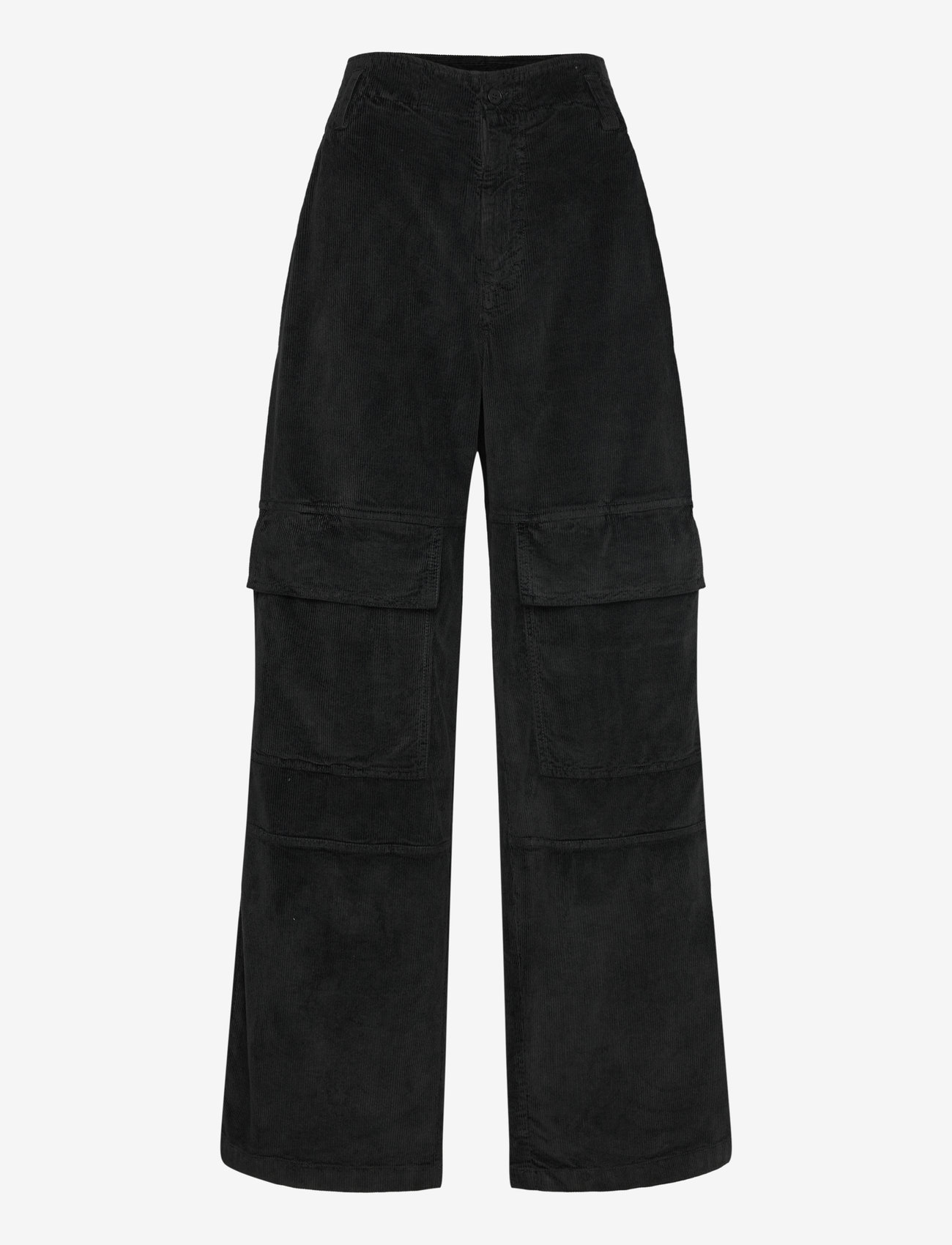 Hope HEARTBREAK TROUSERS - Cargo-Hosen - BLACK SMOOTH CORD / black