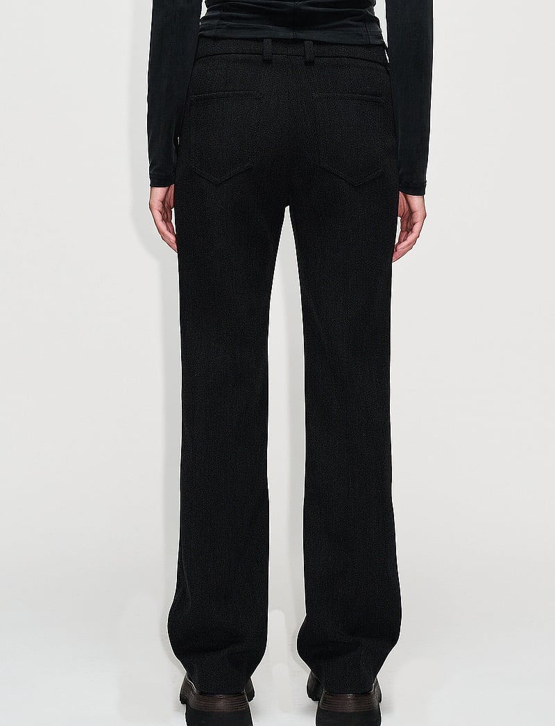 Hope - REWIND TROUSERS - kostymbyxor - black melange - 3