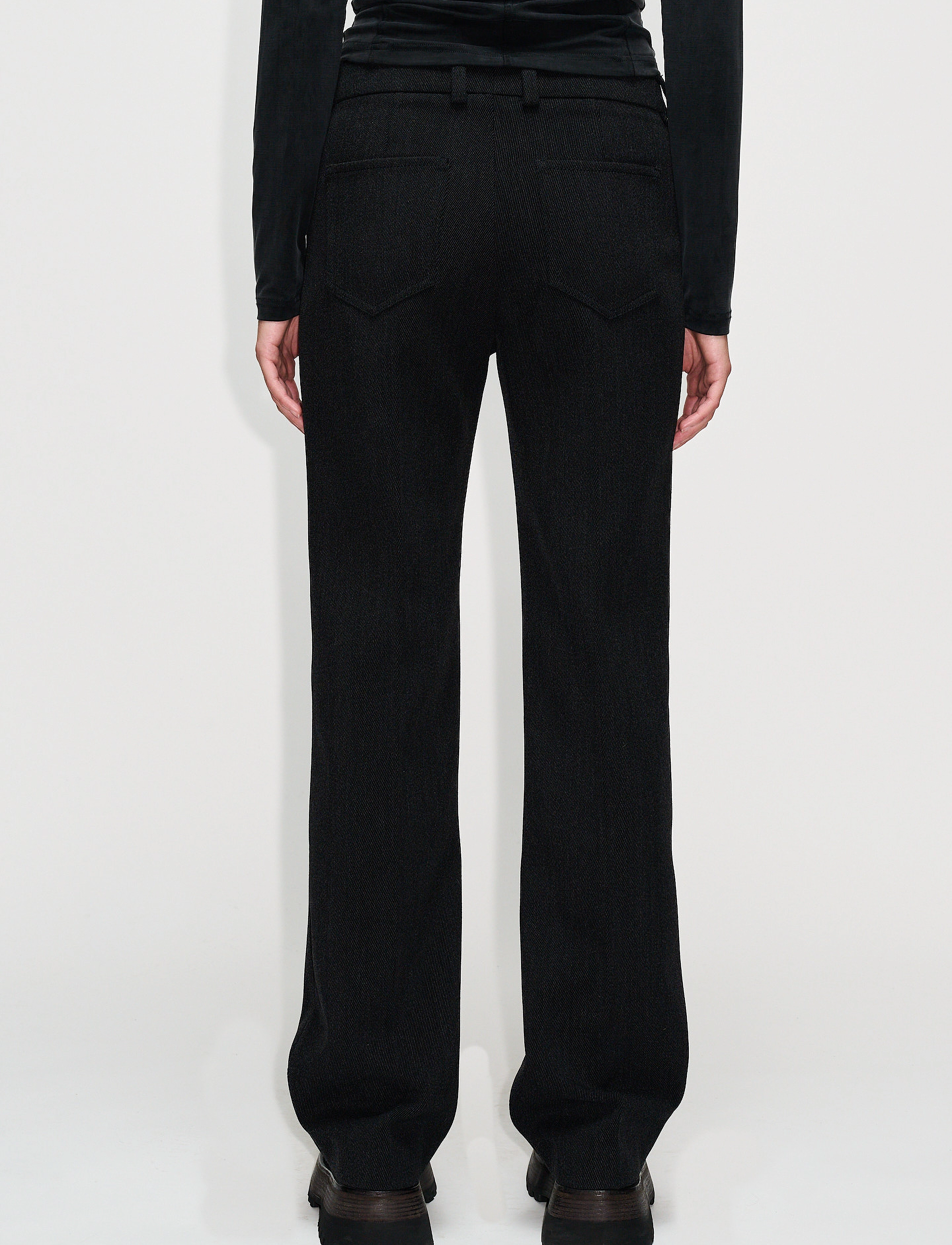Hope - REWIND TROUSERS - pidulikud püksid - black melange - 3