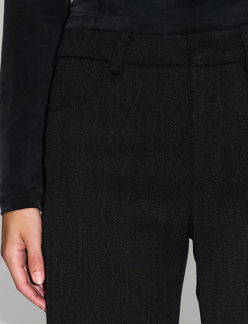 Hope - REWIND TROUSERS - kostymbyxor - black melange - 4