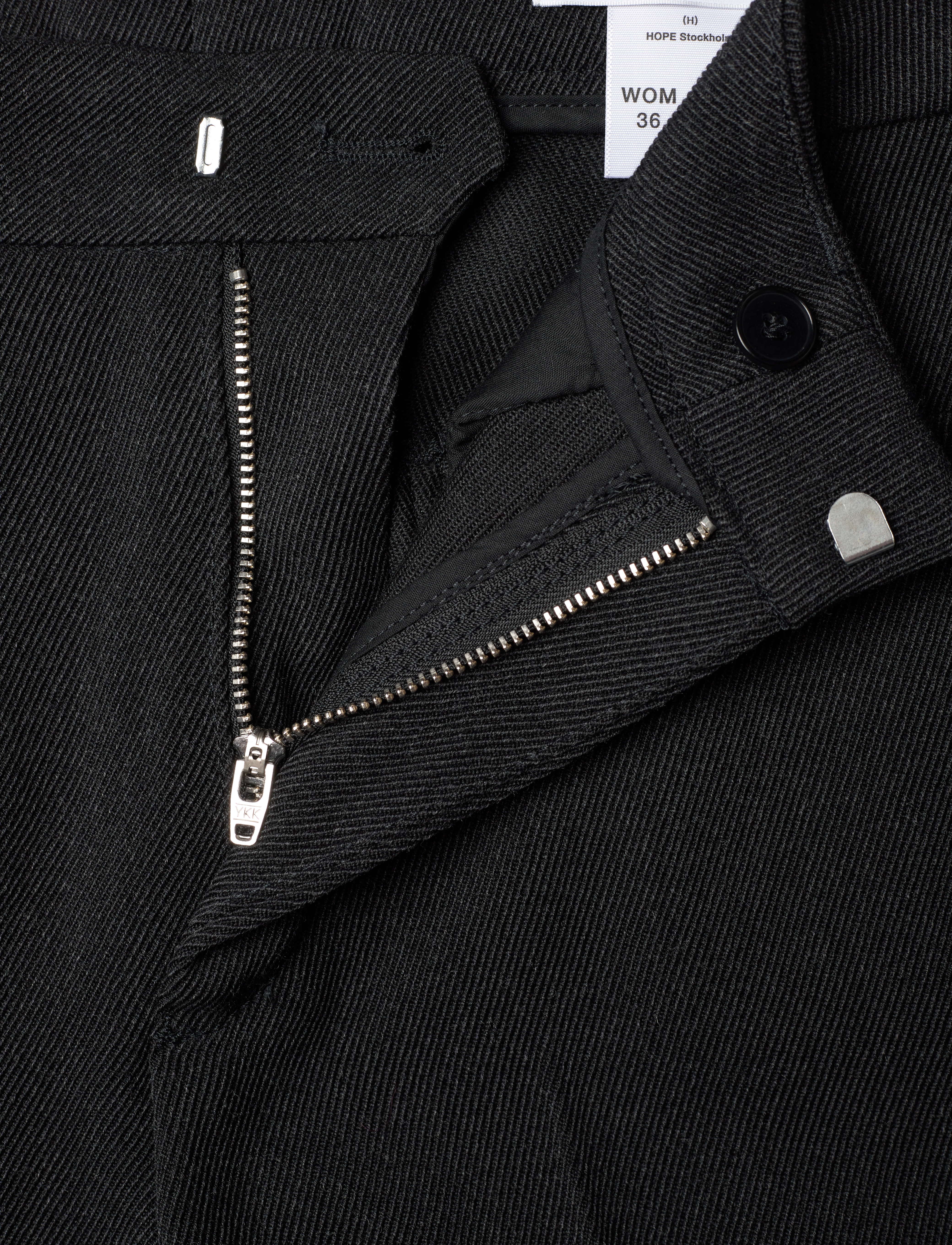 Hope - REWIND TROUSERS - formell - black melange - 3