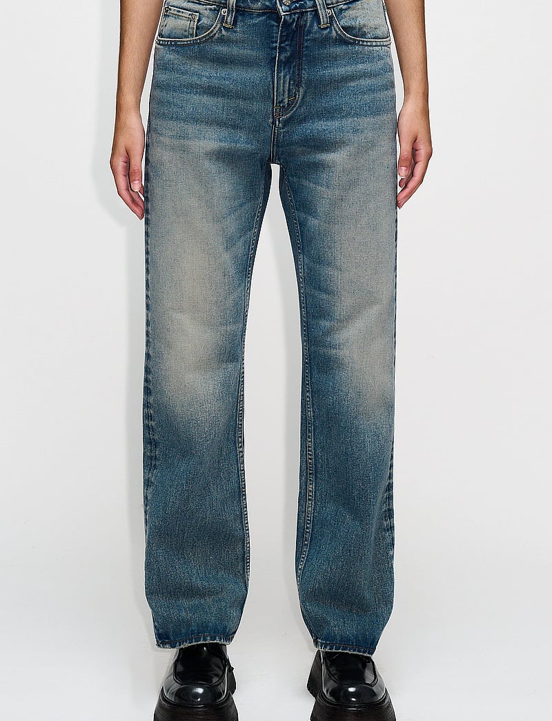 Hope - EASY JEANS - straight jeans - mid blue dirty - 0