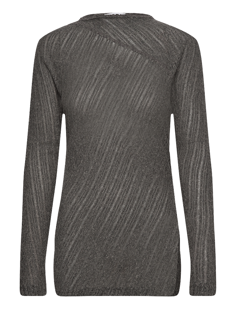 Hope - SCRATCH LS - pikkade varrukatega alussärgid - grey fluffy stripe - 1