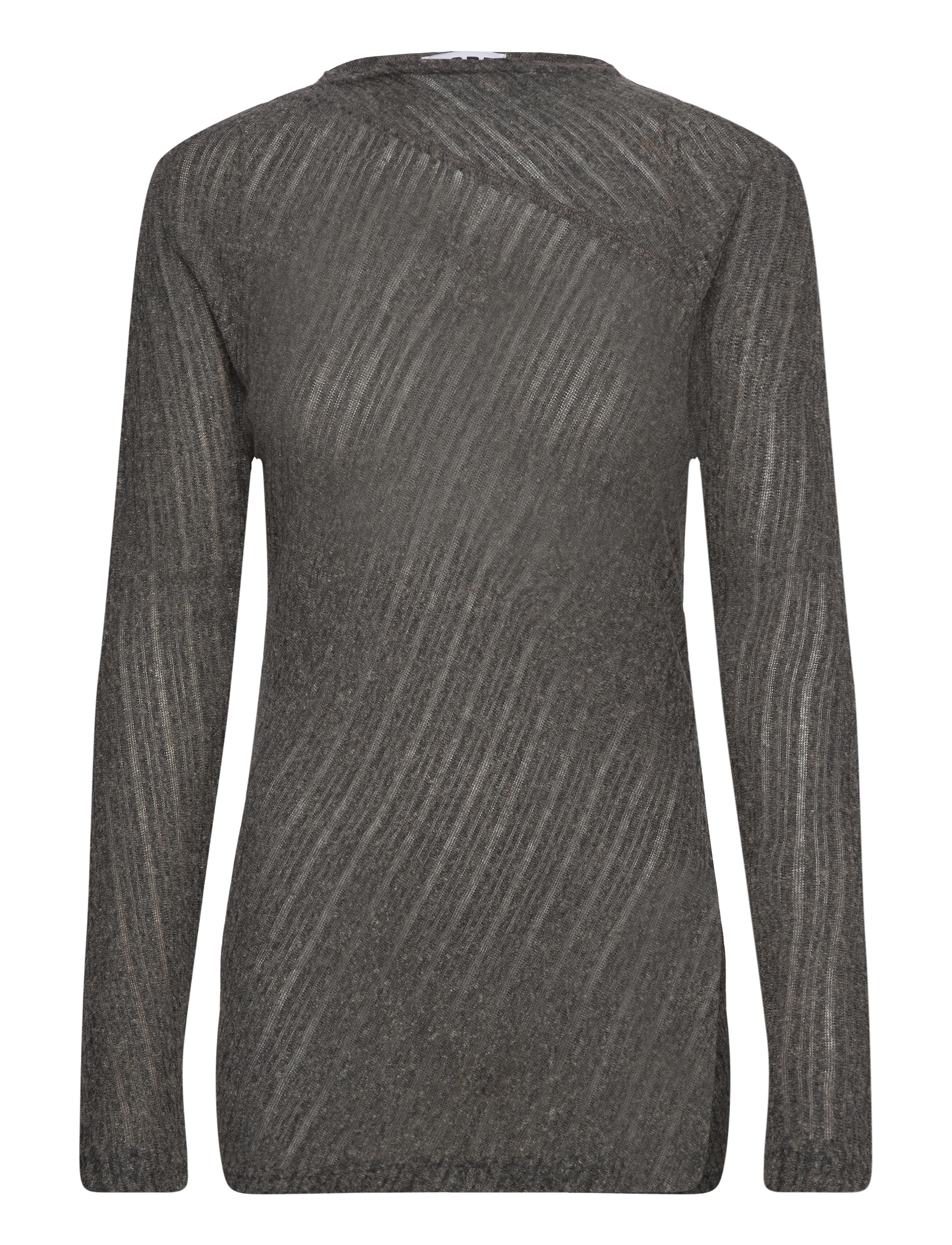 GREY FLUFFY STRIPE