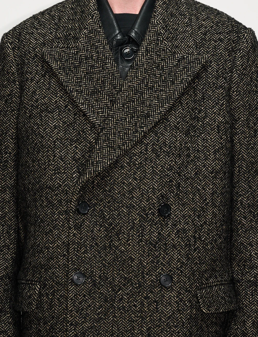 Hope - TIME COAT - ullrockar - grey herringbone - 4