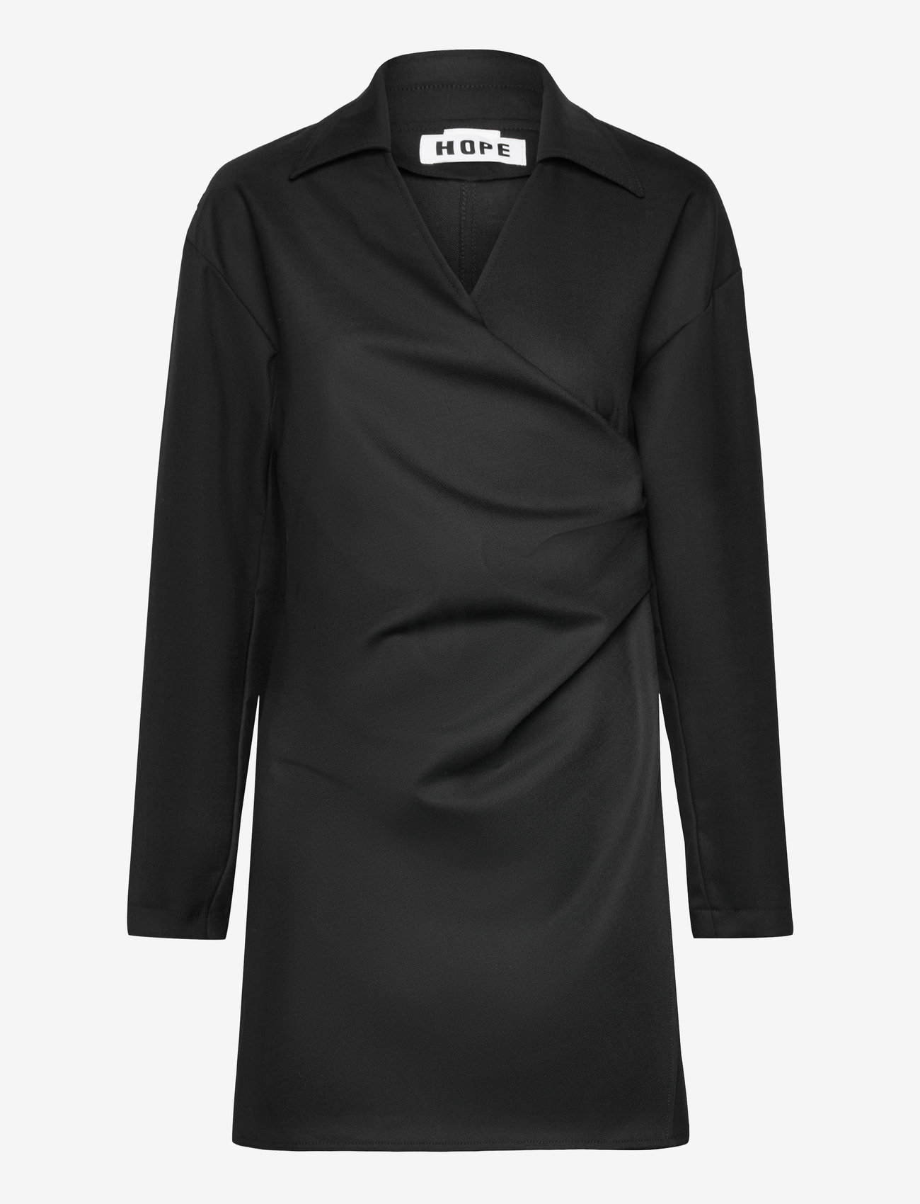 Hope - FACADE DRESS - skjortekjoler - dressed black - 1