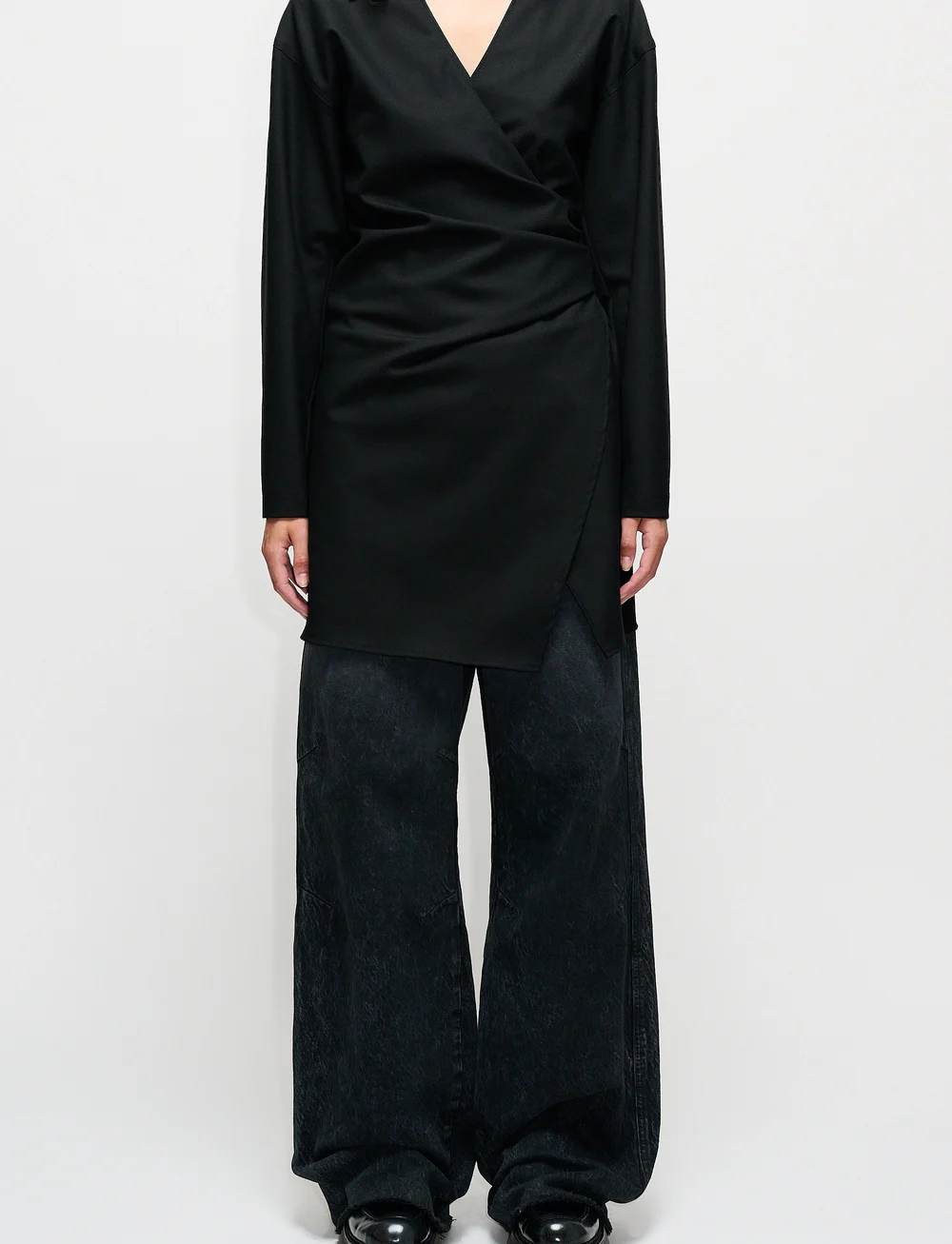 Hope - FACADE DRESS - hemdkleider - dressed black - 0