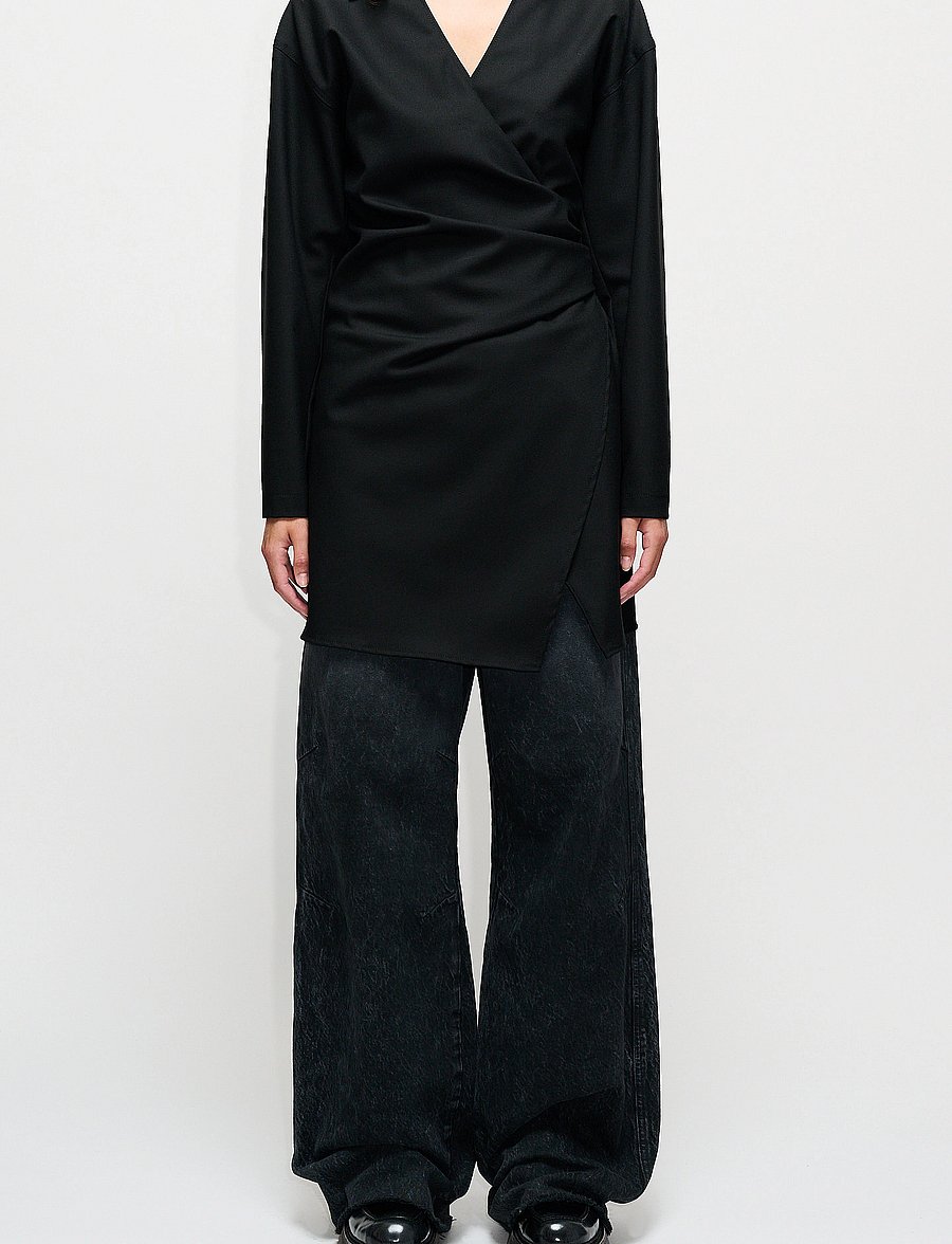 Hope - FACADE DRESS - sukienki koszulowe - dressed black - 0