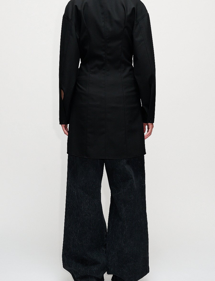 Hope - FACADE DRESS - sukienki koszulowe - dressed black - 3
