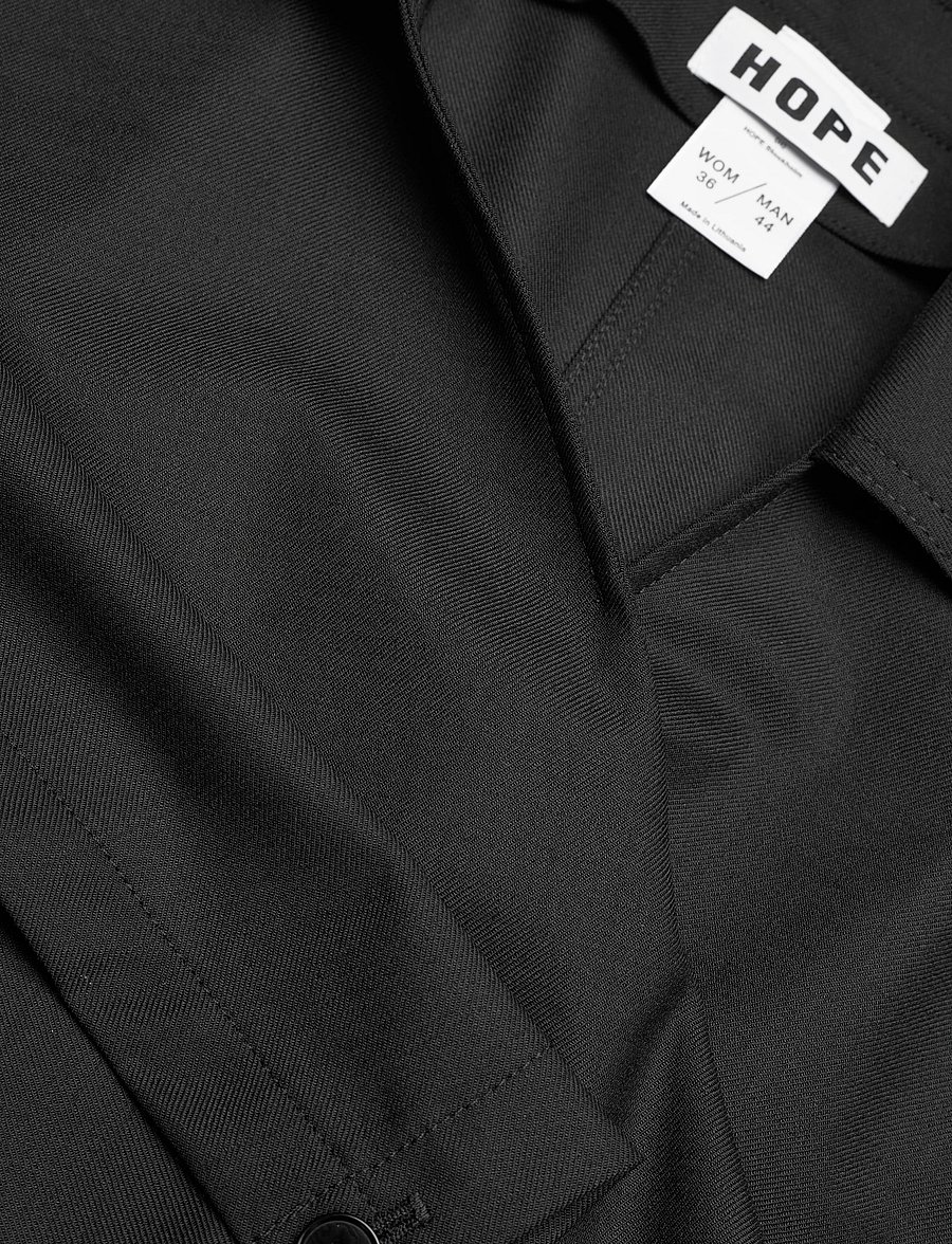 Hope - FACADE DRESS - sukienki koszulowe - dressed black - 5