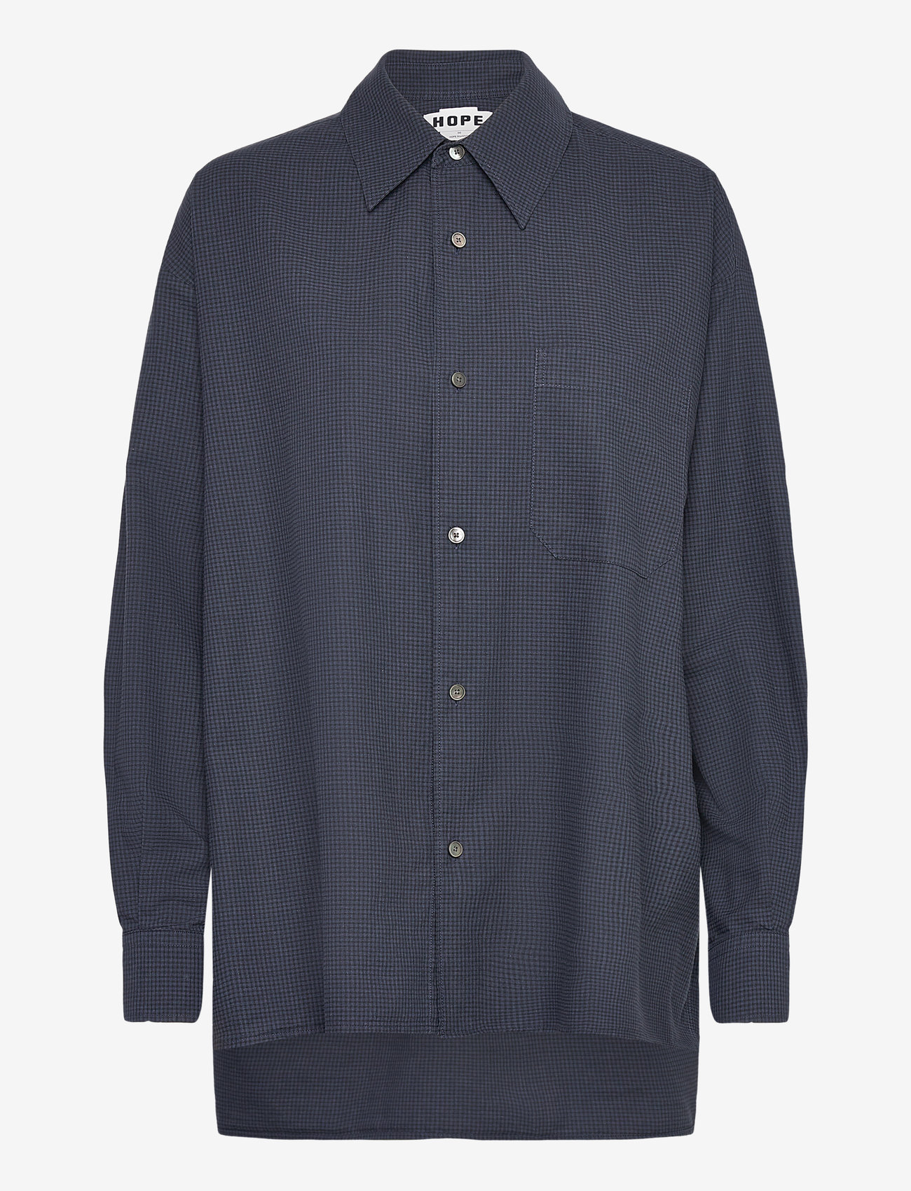 Hope - TOXIC SHIRT - blue micro check - 0