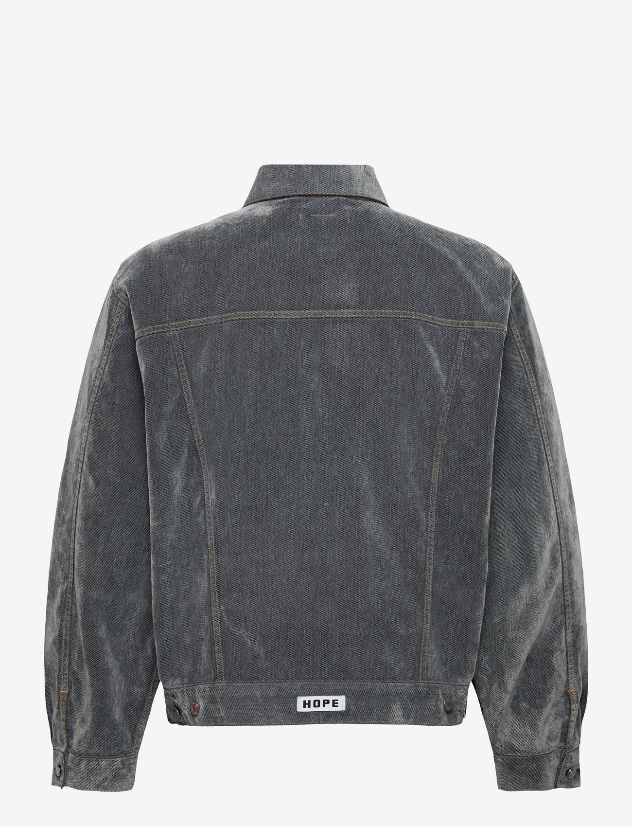Hope - Bold Denim Jacket Grey Flock - denimjakker - grey flock - 1