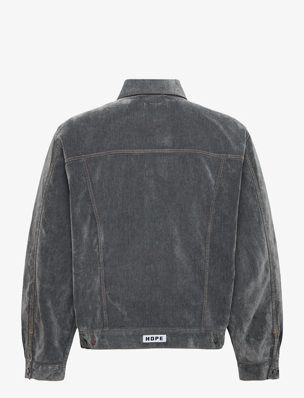 Hope - Bold Denim Jacket Grey Flock - farkkutakit - grey flock - 1