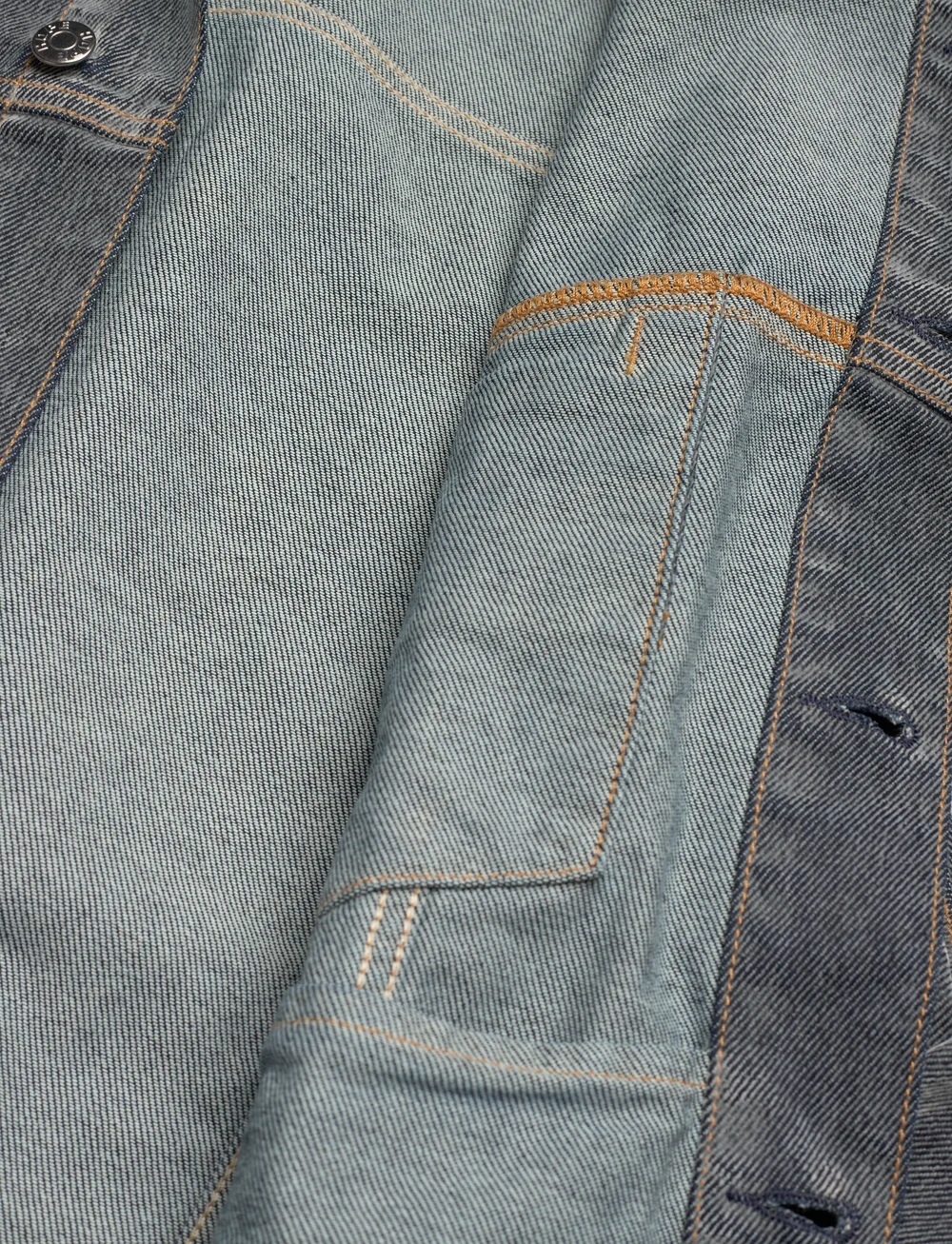 Hope - Bold Denim Jacket Grey Flock - farkkutakit - grey flock - 4