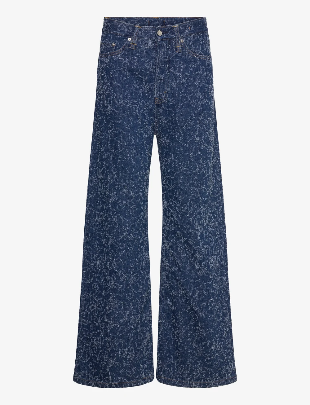 Hope Skid Jeans Blue Fluffy Denim (HOP49284880) - Wide leg Hope Skid Jeans Blue Fluffy Denim (HOP49284880) - Wide leg