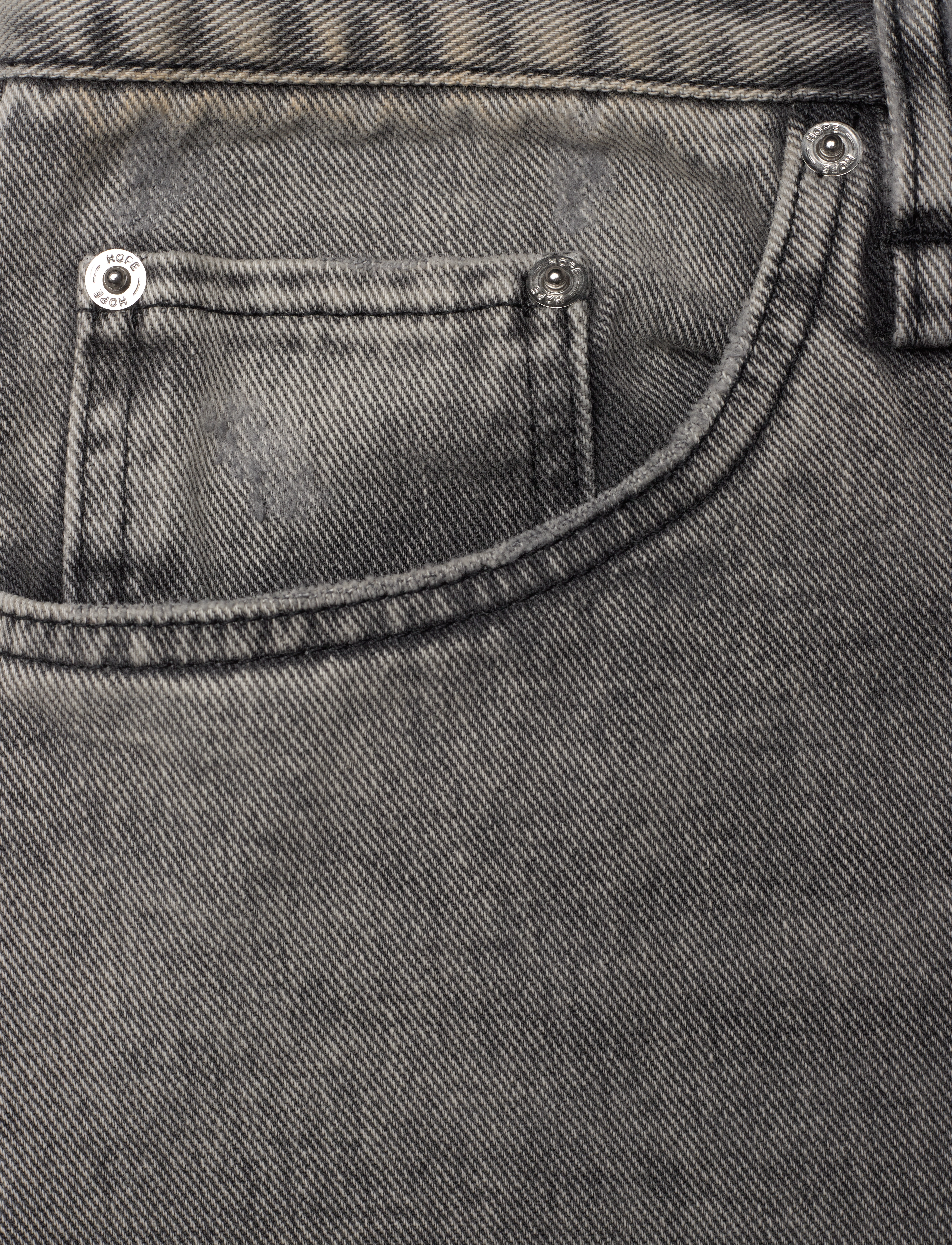Hope - Skid Jeans Grey Vintage - loose jeans - grey vintage - 2