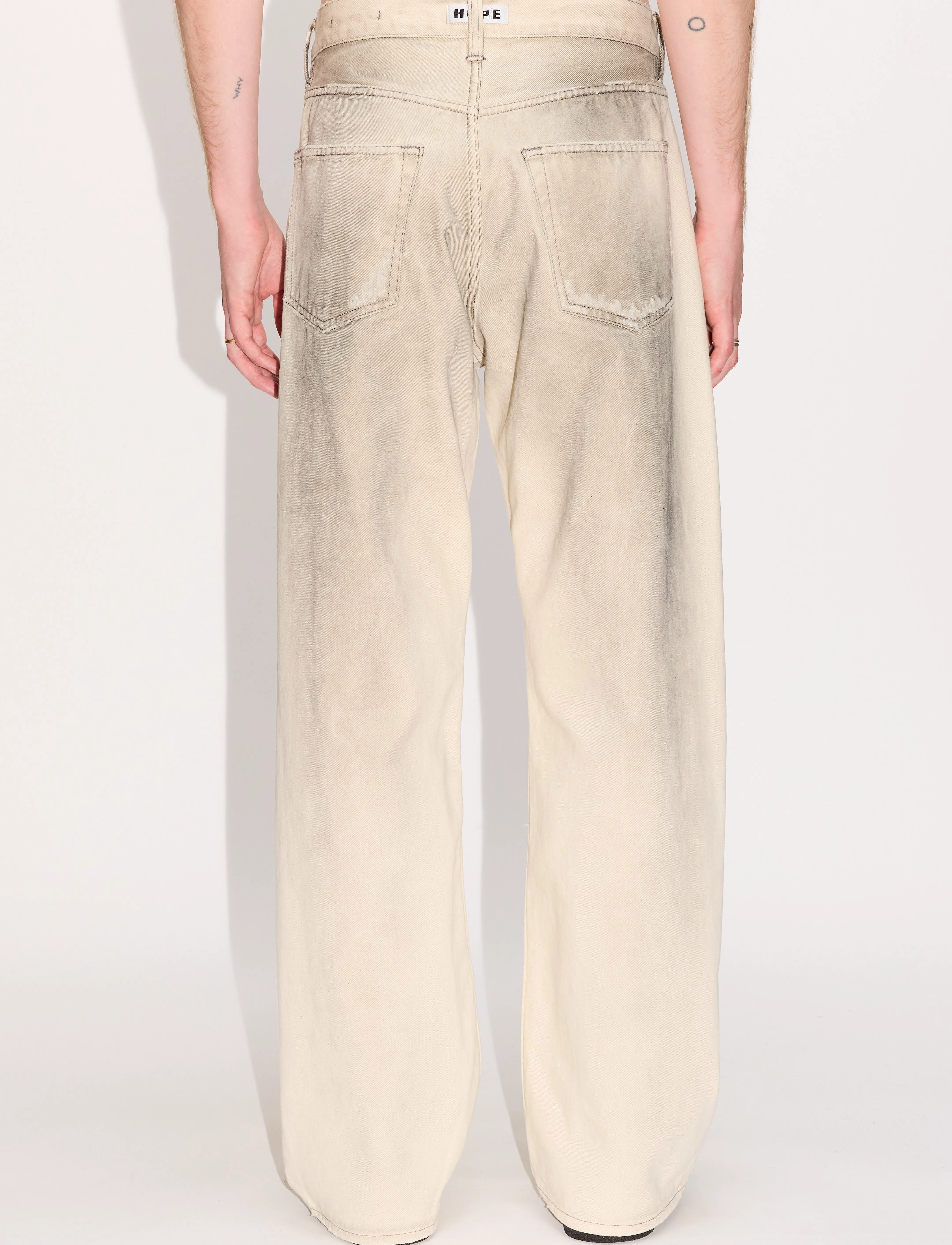 Hope - Criss Jeans Dirty White - leveälahkeiset farkut - dirty white - 3