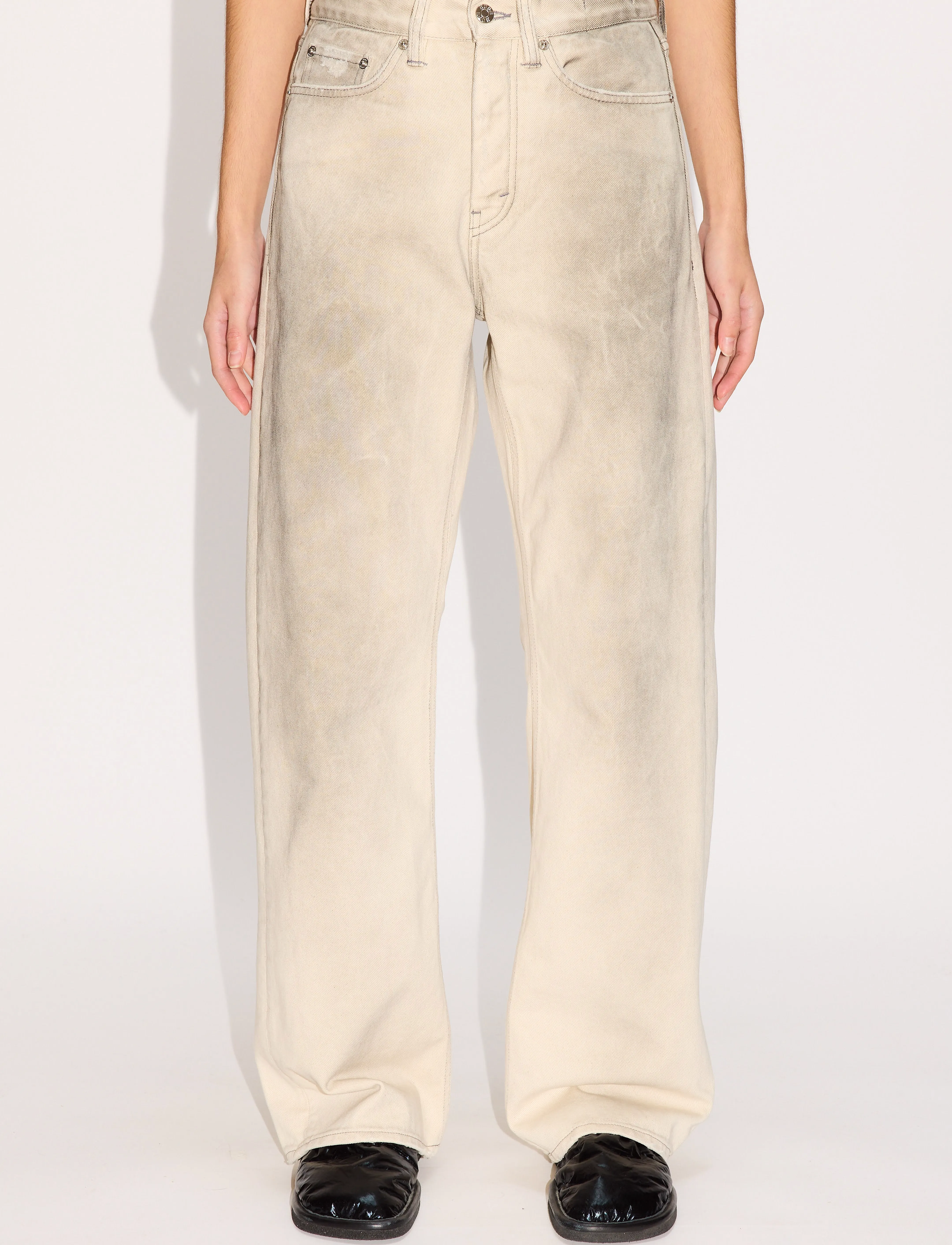 Hope - Criss Jeans Dirty White - leveälahkeiset farkut - dirty white - 5