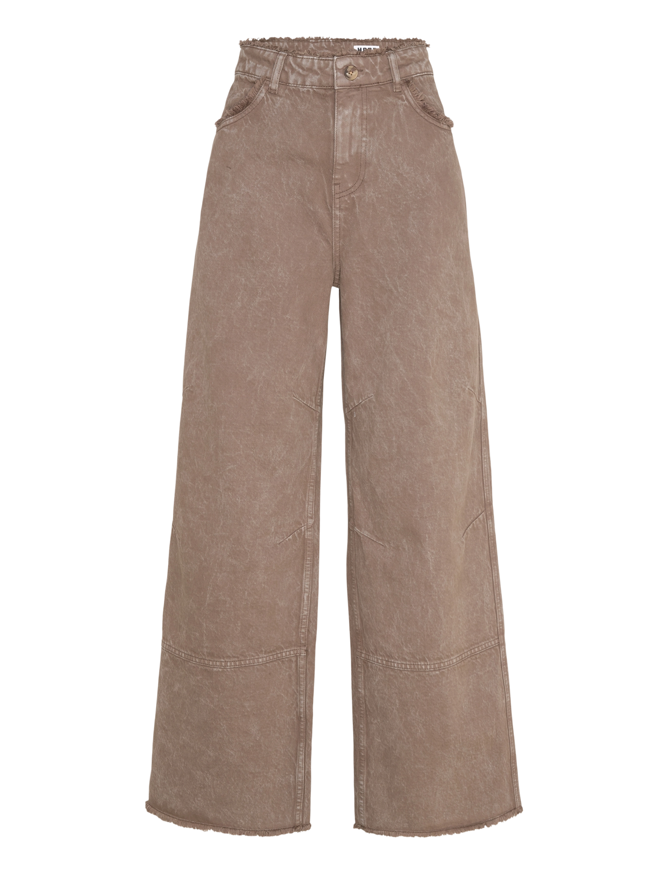 HOPE Dawn Hosen Stone Grau Marble Braun - 36 - Damen