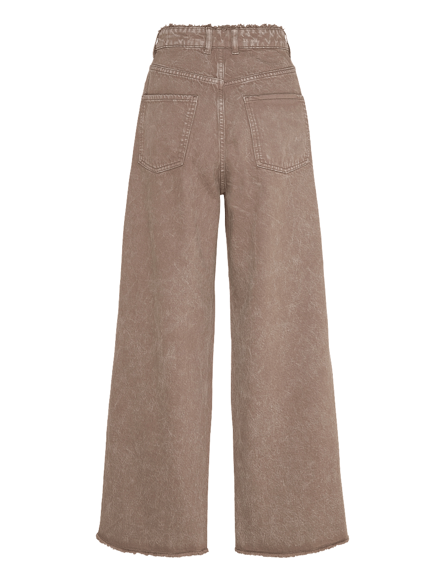 Hope - Dawn Trousers Stone Grey Marble - brede jeans - stone grey marble - 2