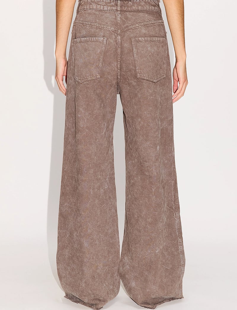Hope - Dawn Trousers Stone Grey Marble - laia säärega teksad - stone grey marble - 3