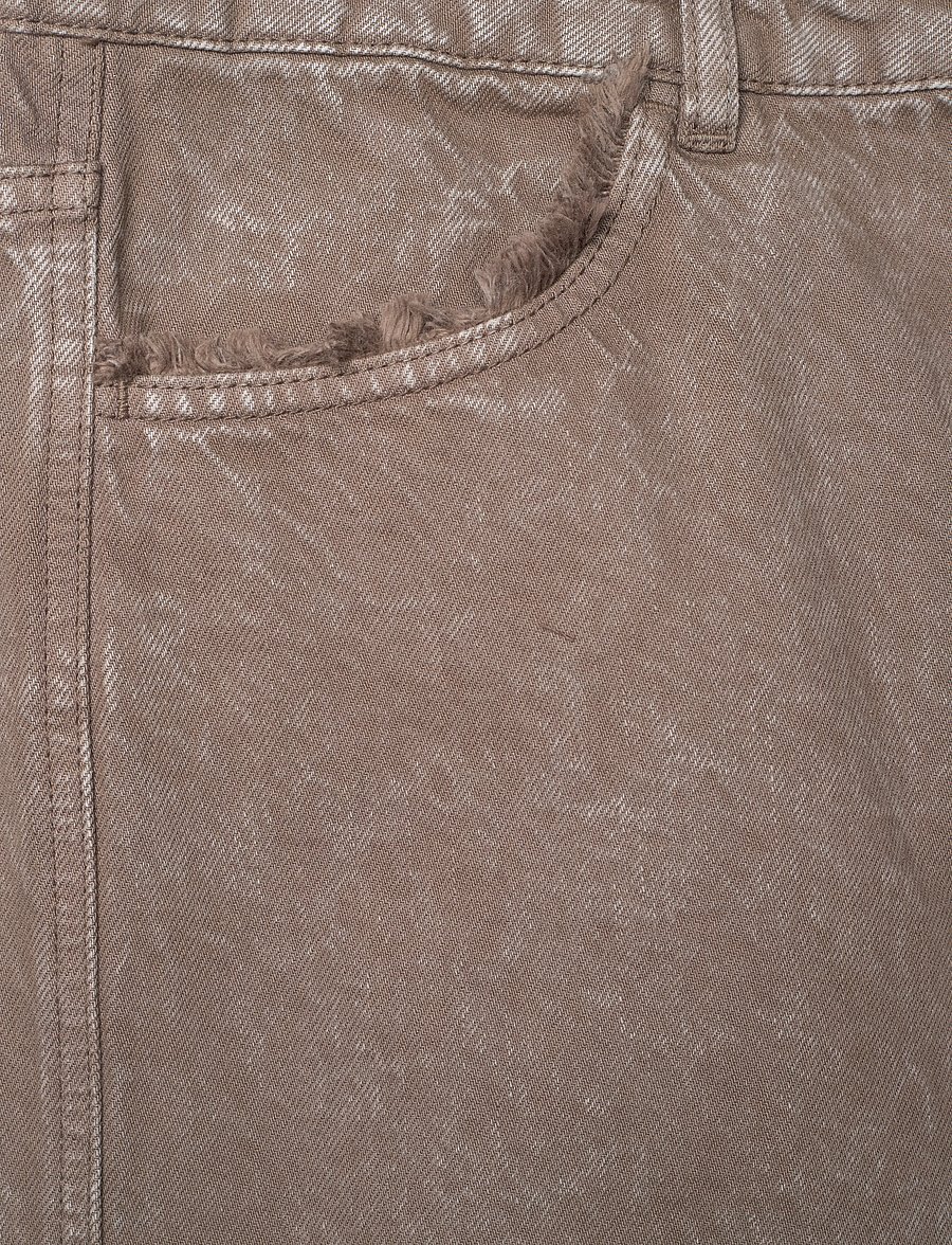 Hope - Dawn Trousers Stone Grey Marble - brede jeans - stone grey marble - 5
