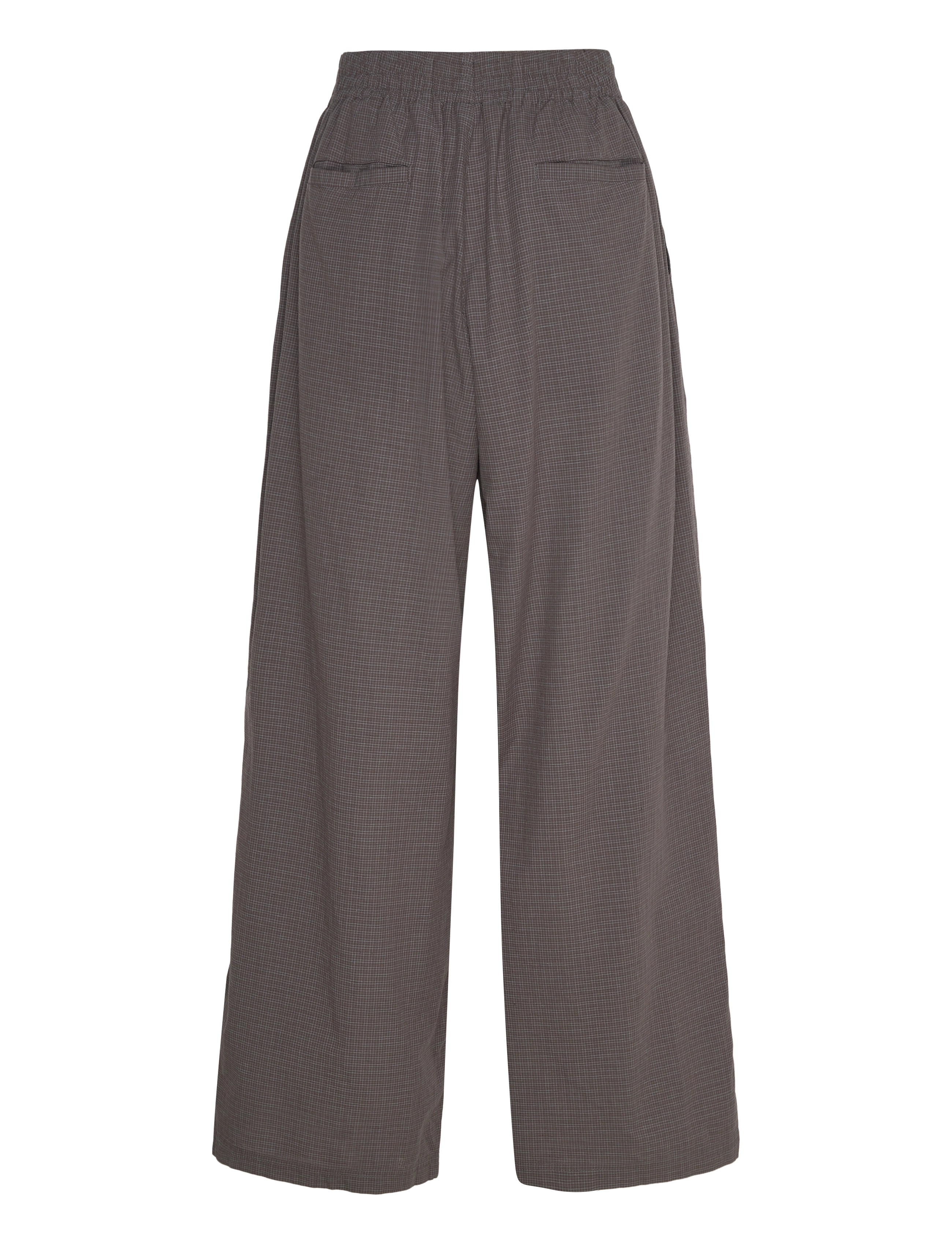 Hope - Rave Trousers Dark Brown Check - dark brown check - 2