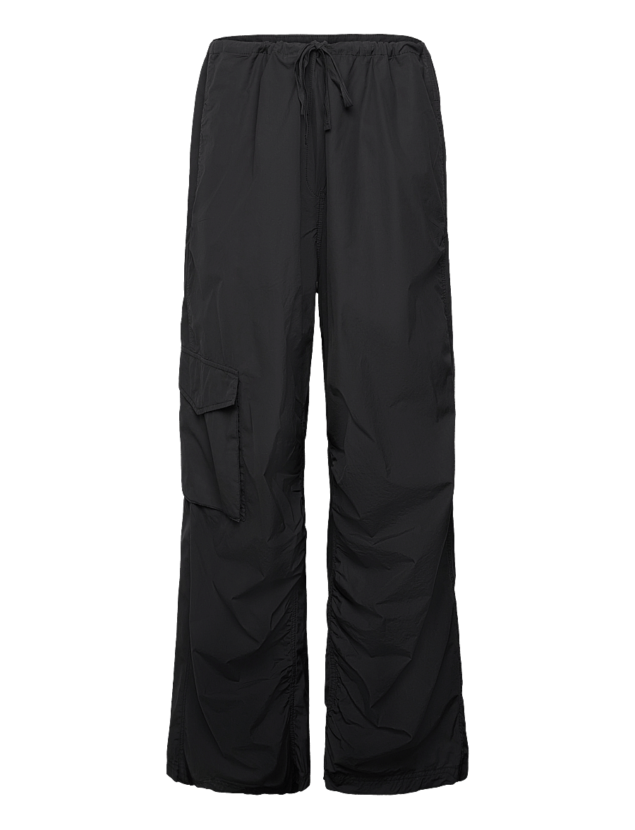 Hope - Collapse Trousers Black Poplin - cargo püksid - black poplin - 1
