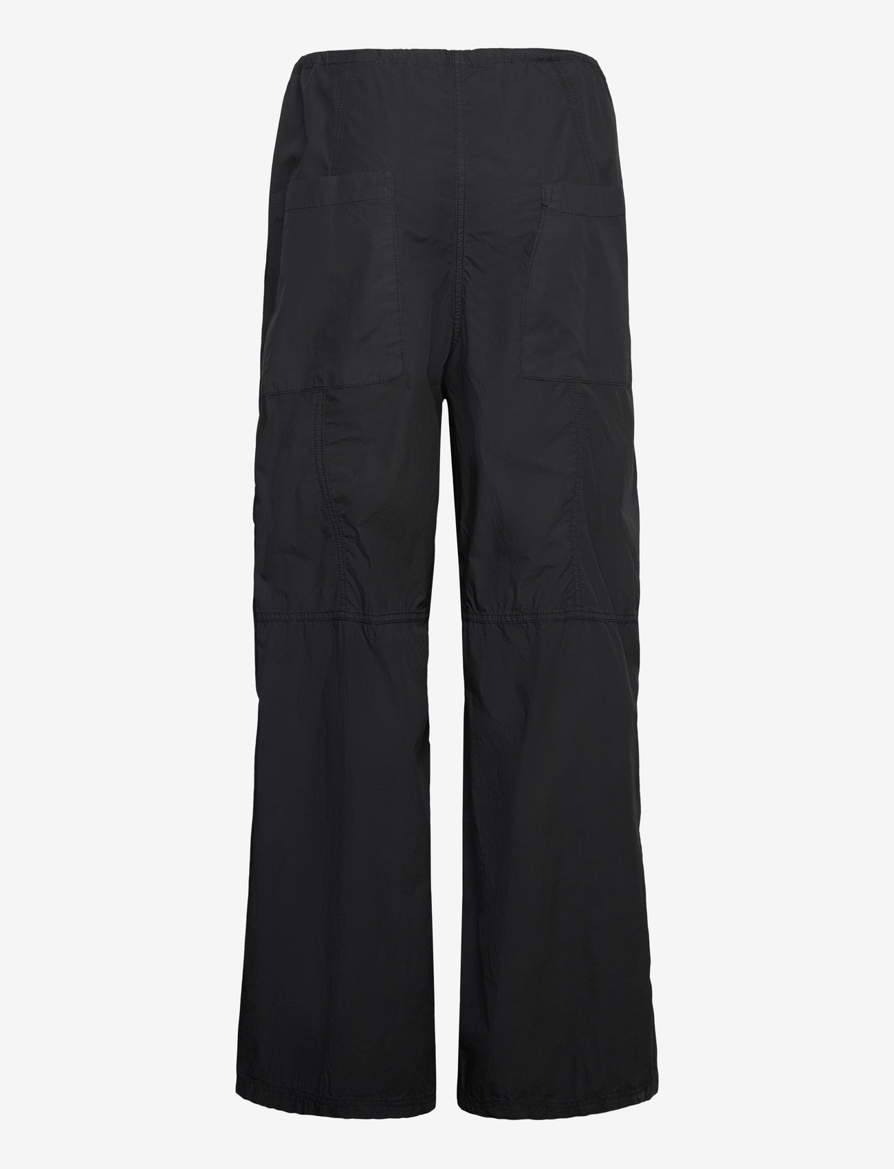 Hope - Collapse Trousers Black Poplin - cargobukser - black poplin - 2