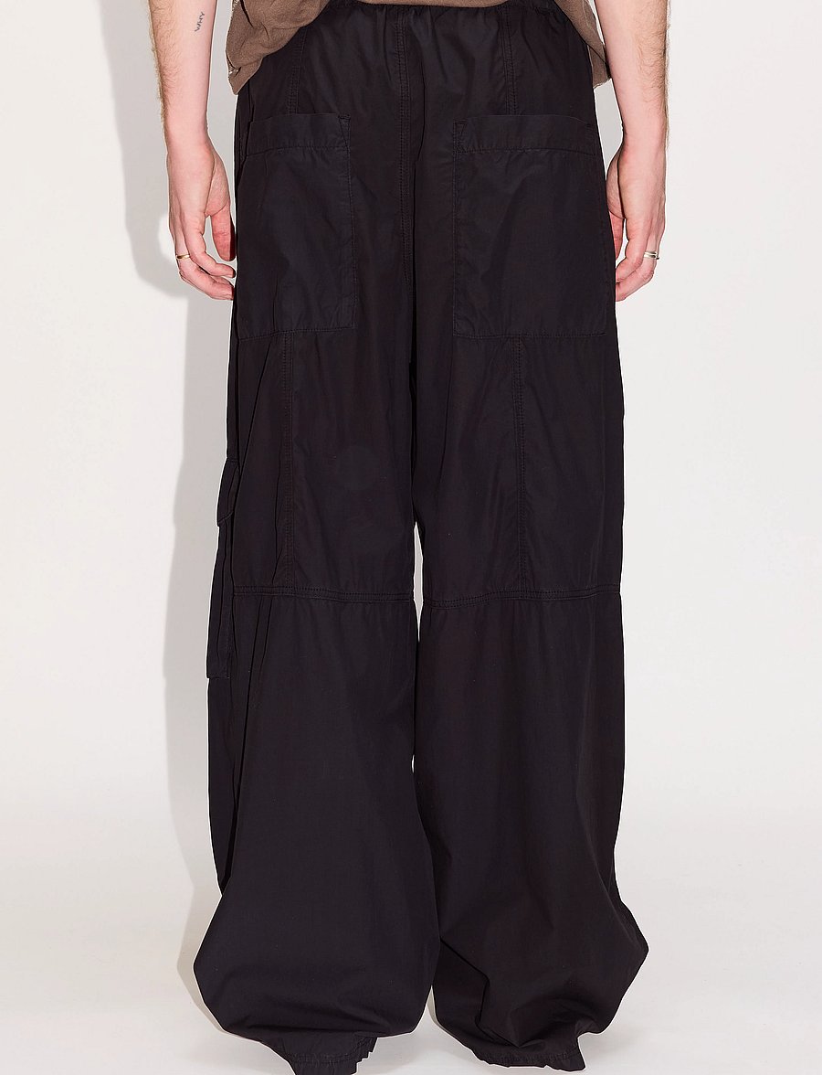 Hope - Collapse Trousers Black Poplin - cargo püksid - black poplin - 3