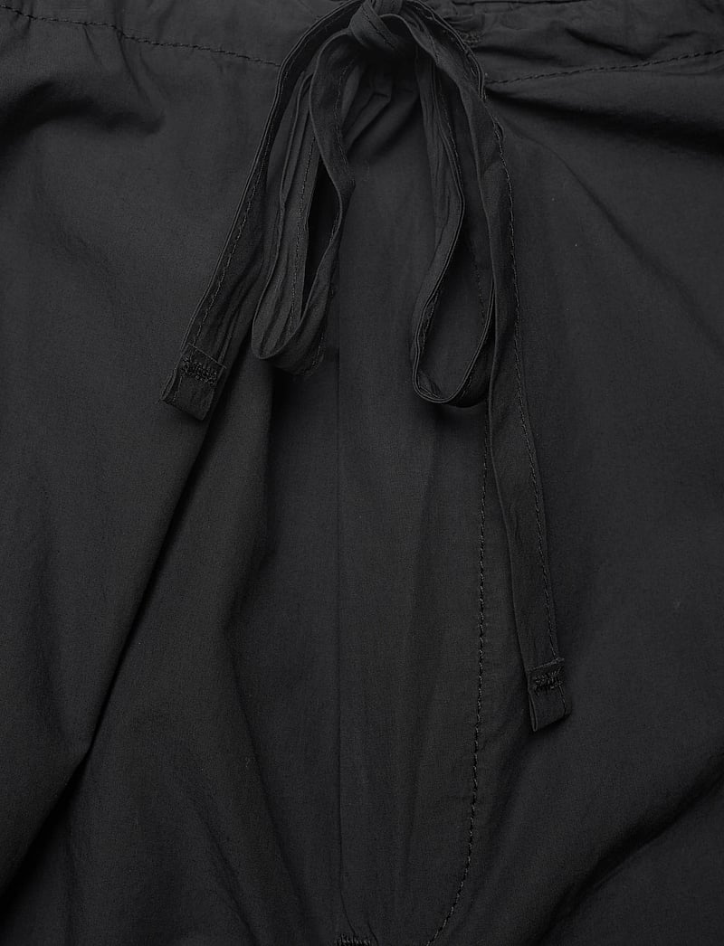 Hope - Collapse Trousers Black Poplin - cargobukser - black poplin - 5