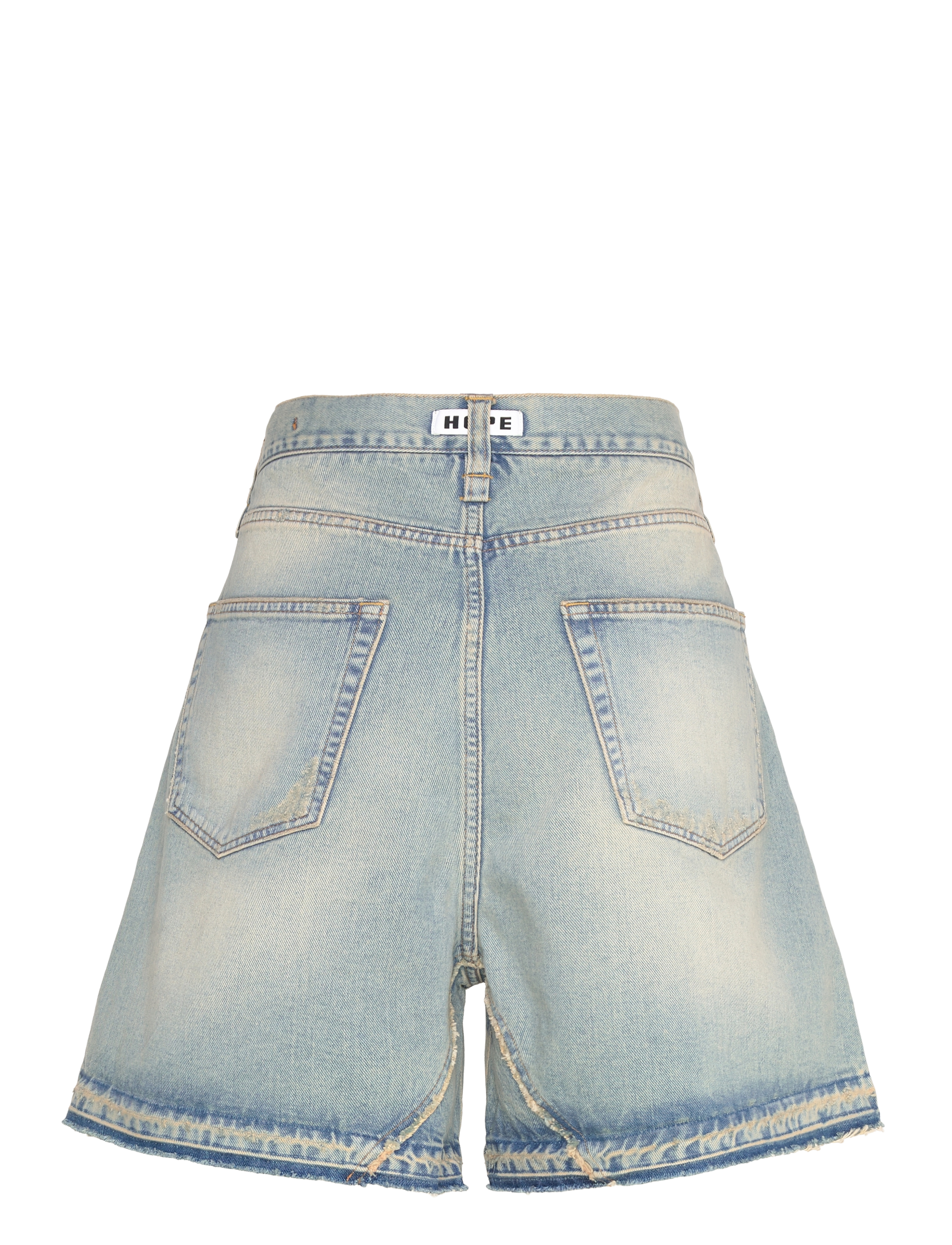 Hope - Skid Shorts Light Blue Sandy Mix - jorts - light blue sandy mix - 2