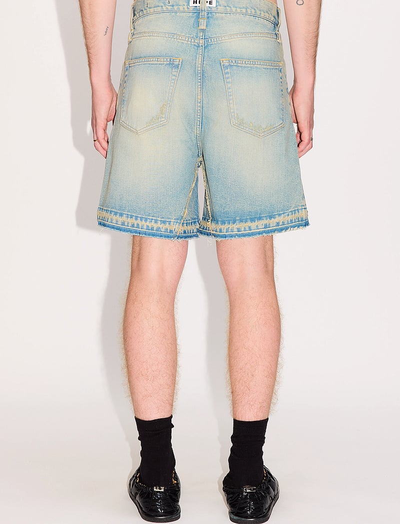 Hope - Skid Shorts Light Blue Sandy Mix - jorts - light blue sandy mix - 3