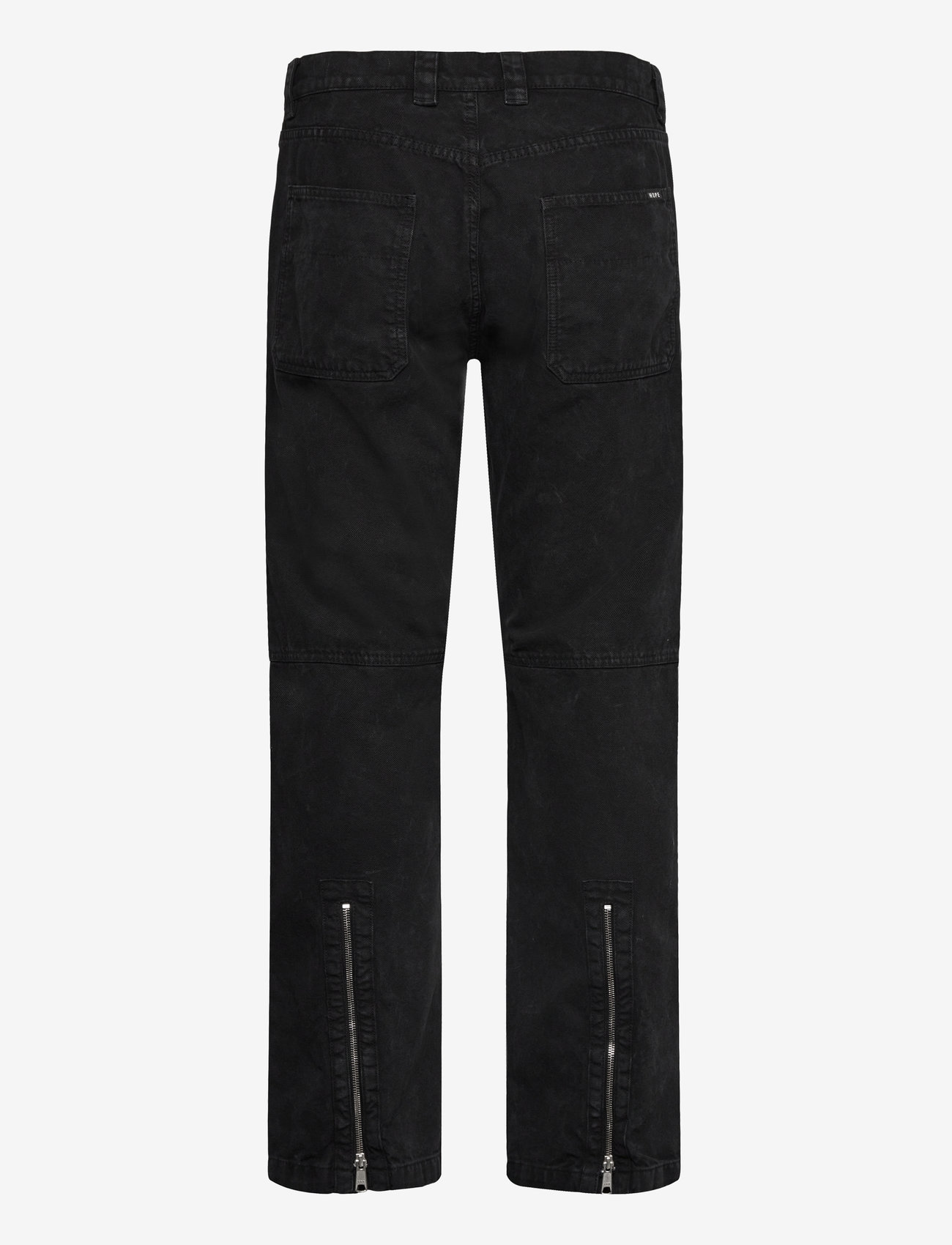 Hope - Rush Zip Trousers Black Marble - straight leg trousers - black marble - 2