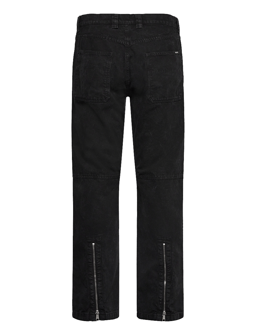 Hope - Rush Zip Trousers Black Marble - vabaajapüksid - black marble - 2